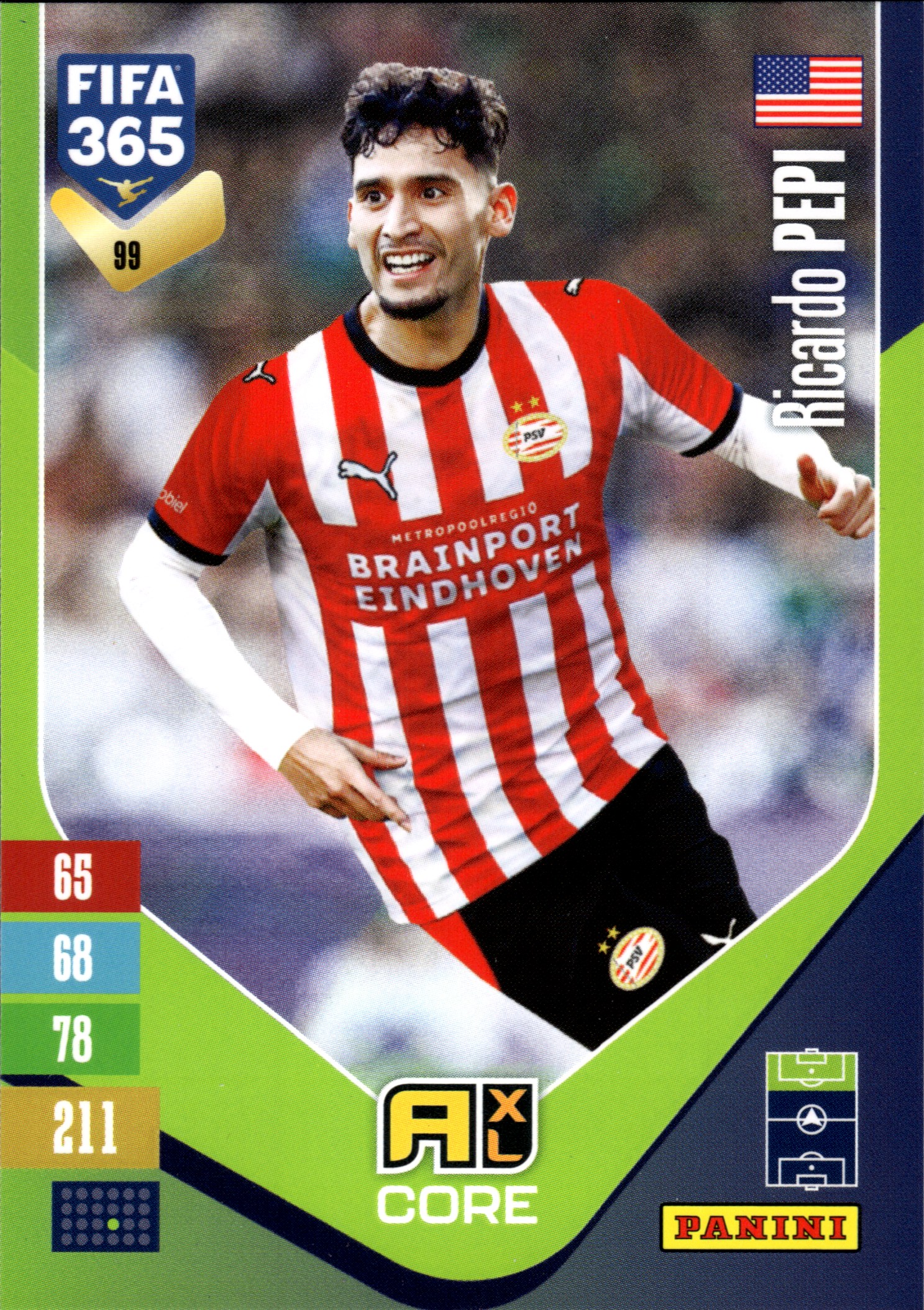 Ricardo Pepi - Panini Adrenalyn XL FIFA 365 Base Set 2026-27, Nr. 99 (Art.-Nr. SG110137)