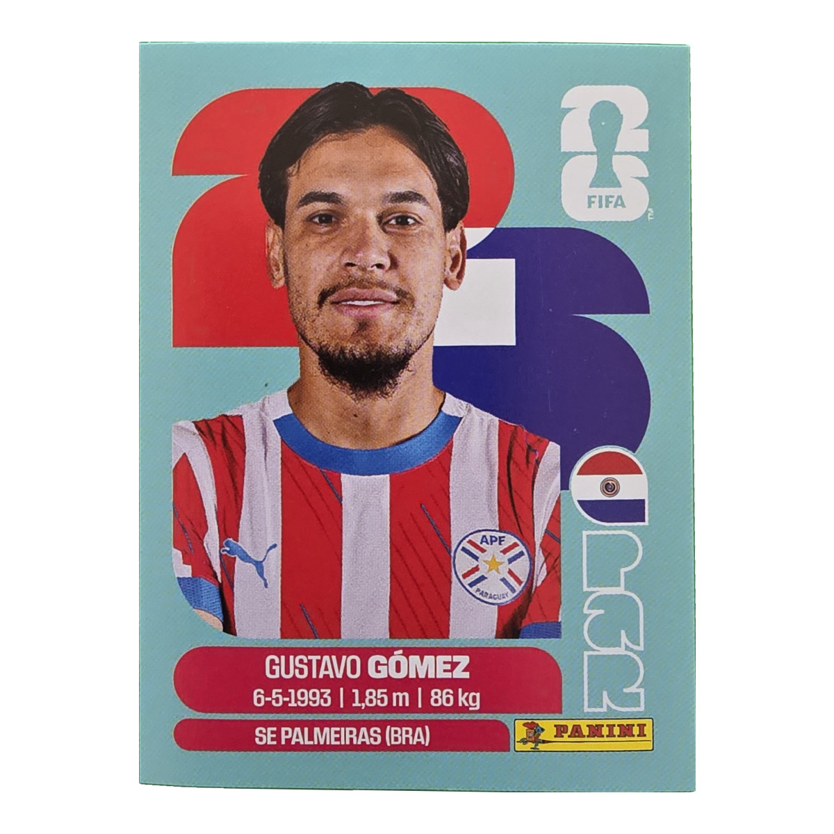 Gustavo Gomez - Paraguay, FIFA WM 2026, Nr. PAR4