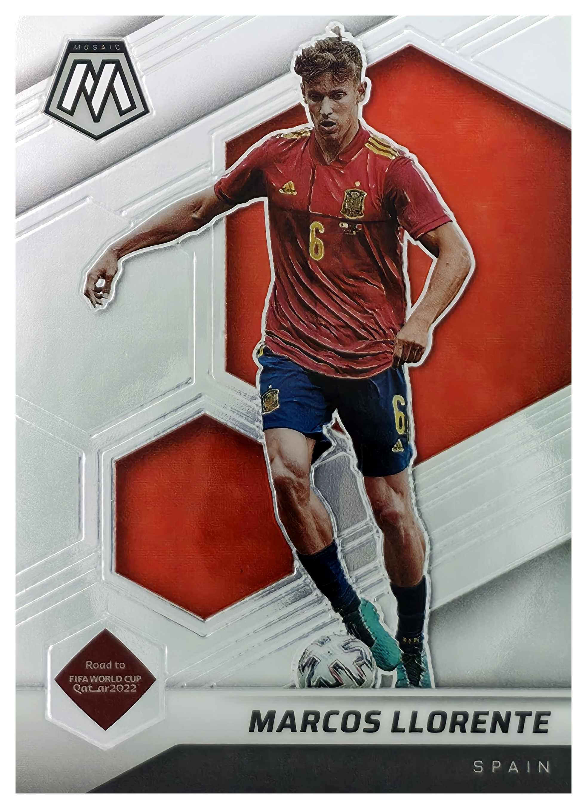Marcos Llorente - Panini Mosaic FIFA Road to World Cup Base Set 2021-22, Nr. 123 (Art.-Nr. SG105985)