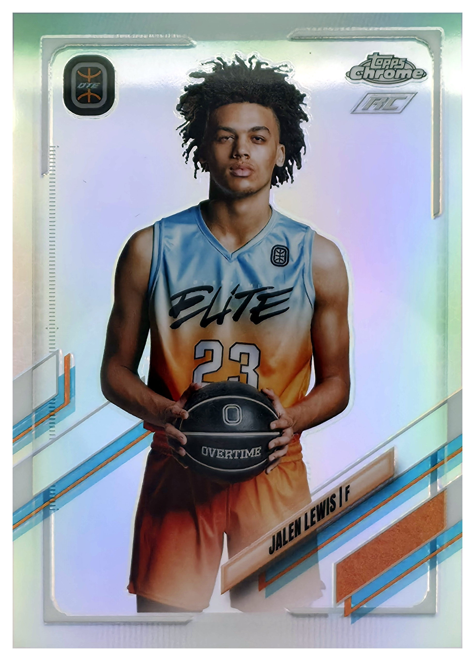 Jalen Lewis - Topps Chrome OTE Base Set 2022, Nr. 53 – Rookie Card, Refractor (Art.-Nr. SG106101)
