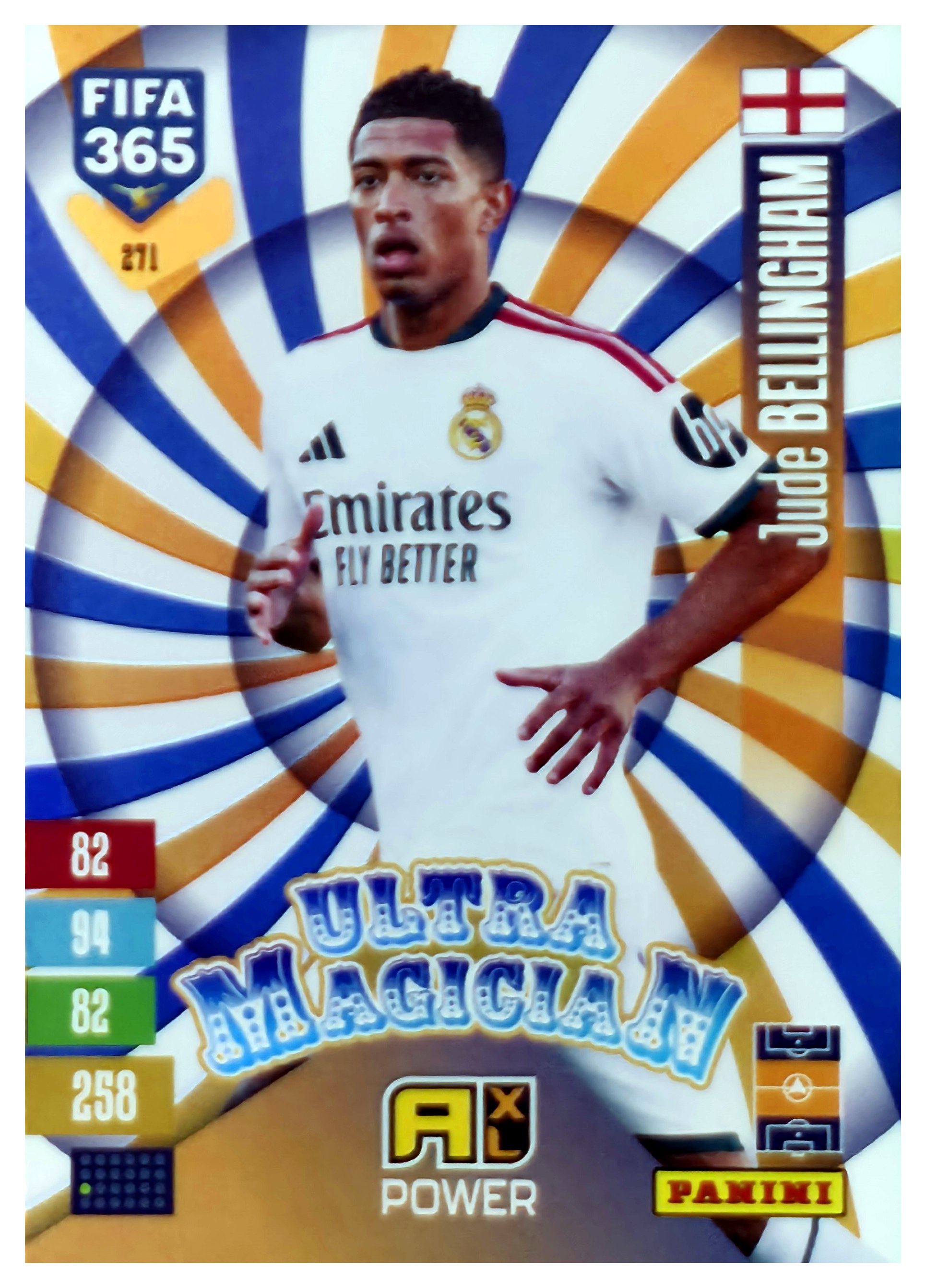 Jude Bellingham - Panini Adrenalyn XL FIFA 365 Ultra Magician 2026-27, Nr. 271 – Insert (Art.-Nr. SG110647)