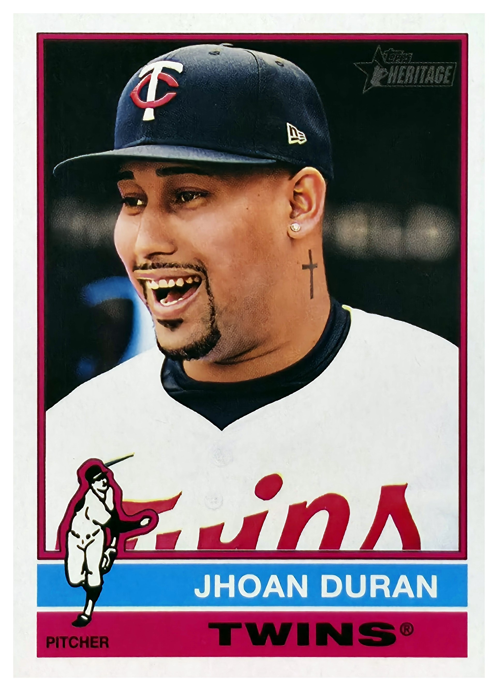 Jhoan Duran - Topps Heritage Base Set 2025, Nr. 74 (Art.-Nr. SG108756)