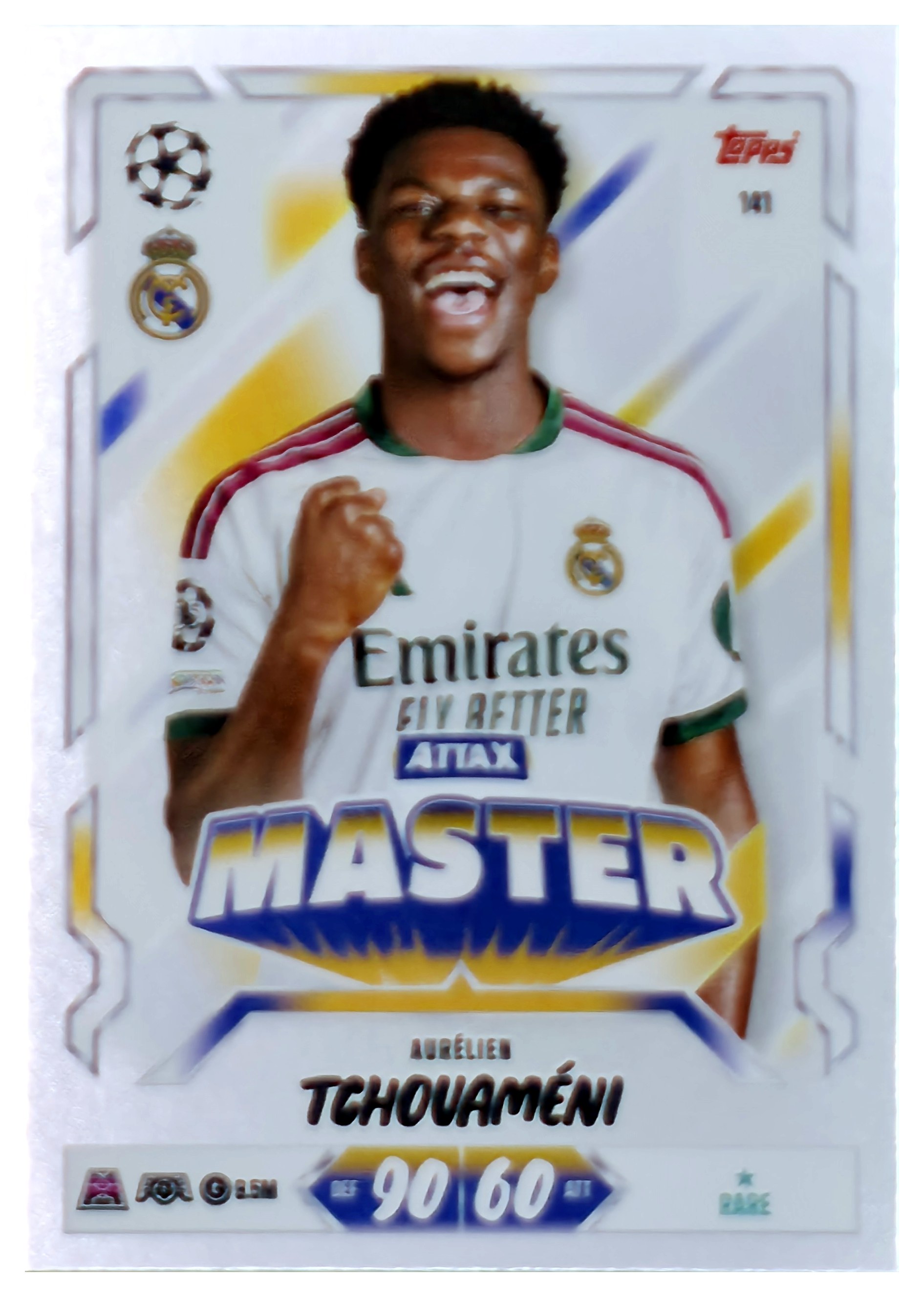Aurélien Tchouaméni - Topps Match Attax UEFA Club Competitions Attax Master 2026-27, Nr. 141 (Art.-Nr. SG107669)