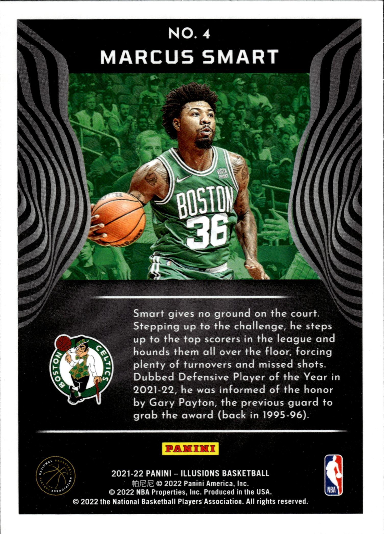 Marcus Smart - Panini Illusions Base Set 2021-22, Nr. 4
