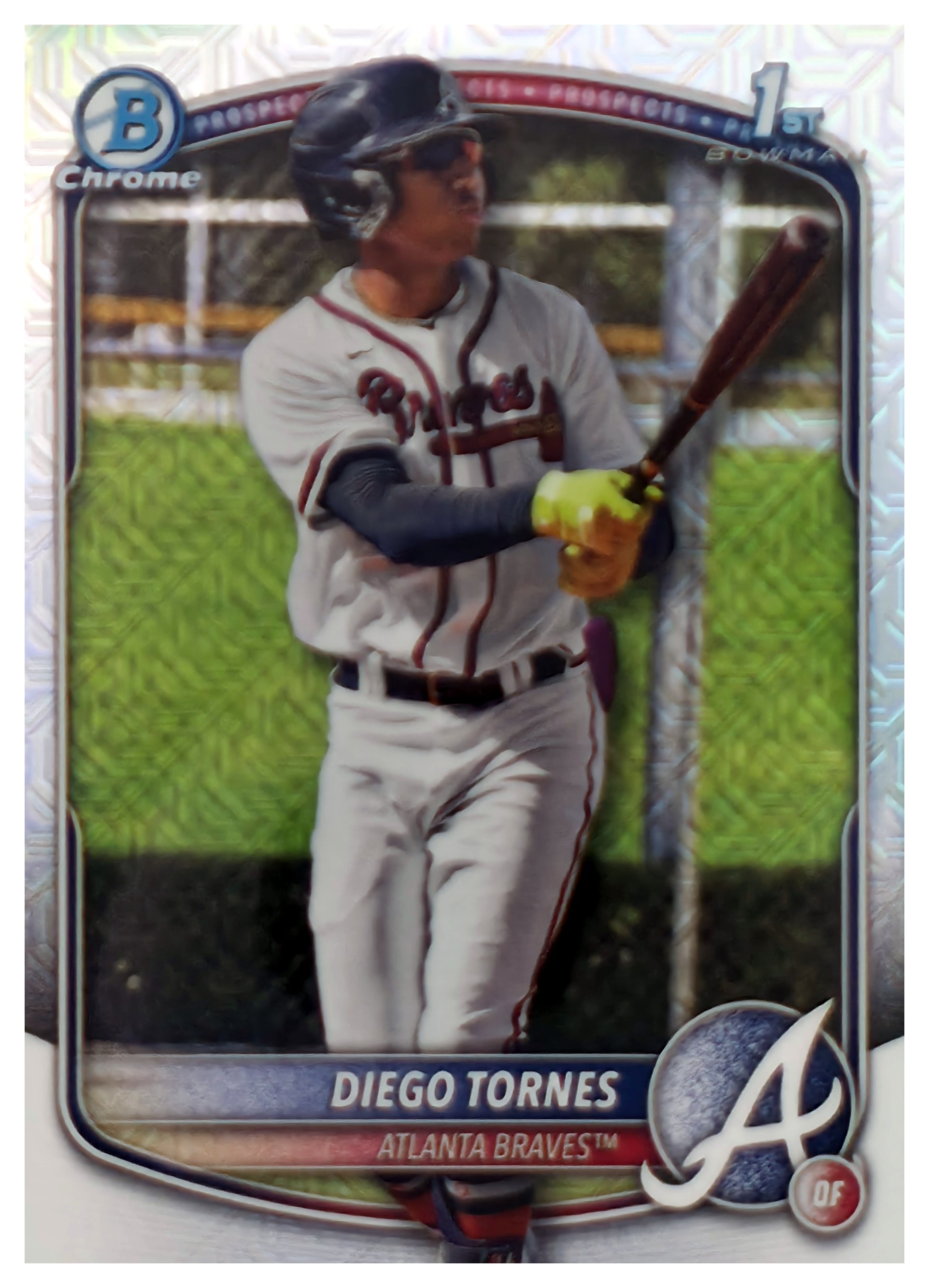 Diego Tornes - Topps Bowman Chrome Prospects 2025, Nr. BCP-214 – Mojo Refractor (Art.-Nr. SG108969)