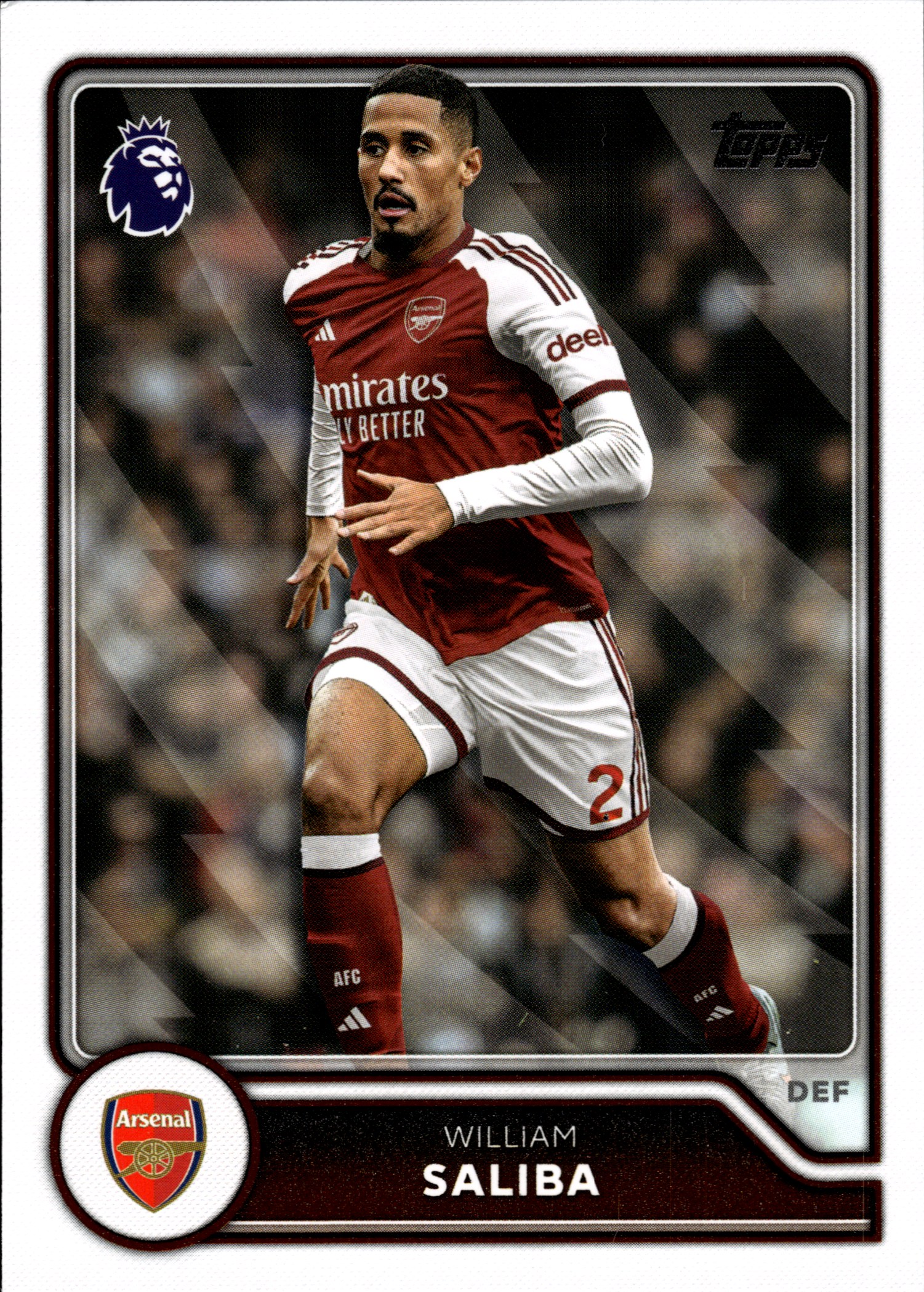 William Saliba - Topps Flagship Premier League Base Set 2026-27, Nr. 21 (Art.-Nr. SG109138)