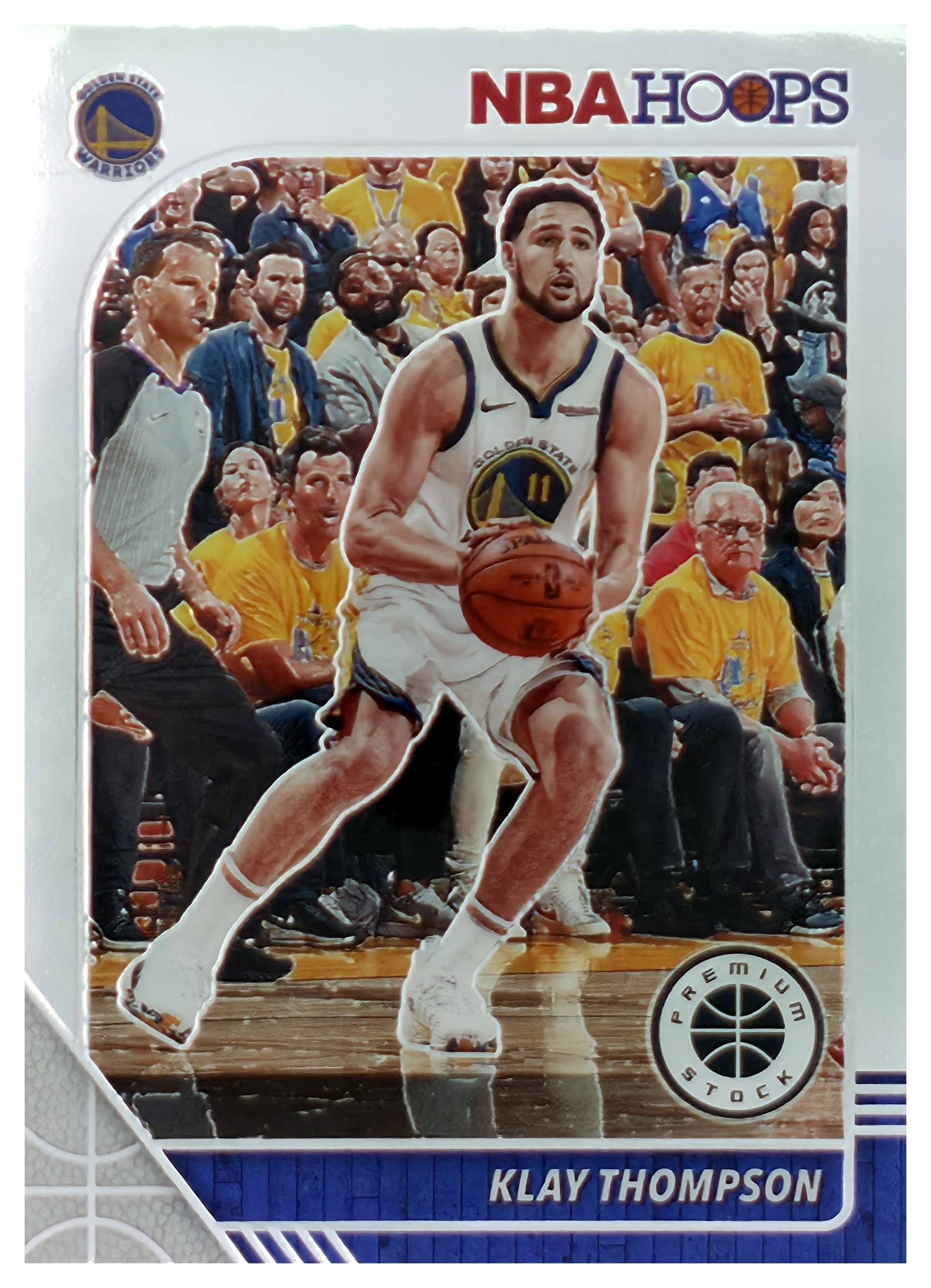 Klay Thompson - Panini Hoops Premium Stock Base Set 2019-20, Nr. 60 (Art.-Nr. SG107021)
