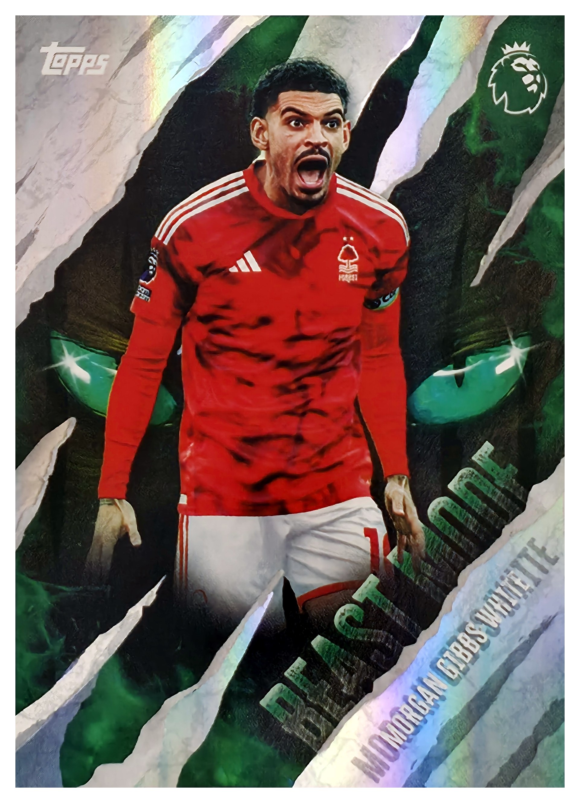 Morgan Gibbs-White - Topps Flagship Premier League Beast Mode 2026-27, Nr. BM 22 – Insert (Art.-Nr. SG109433)