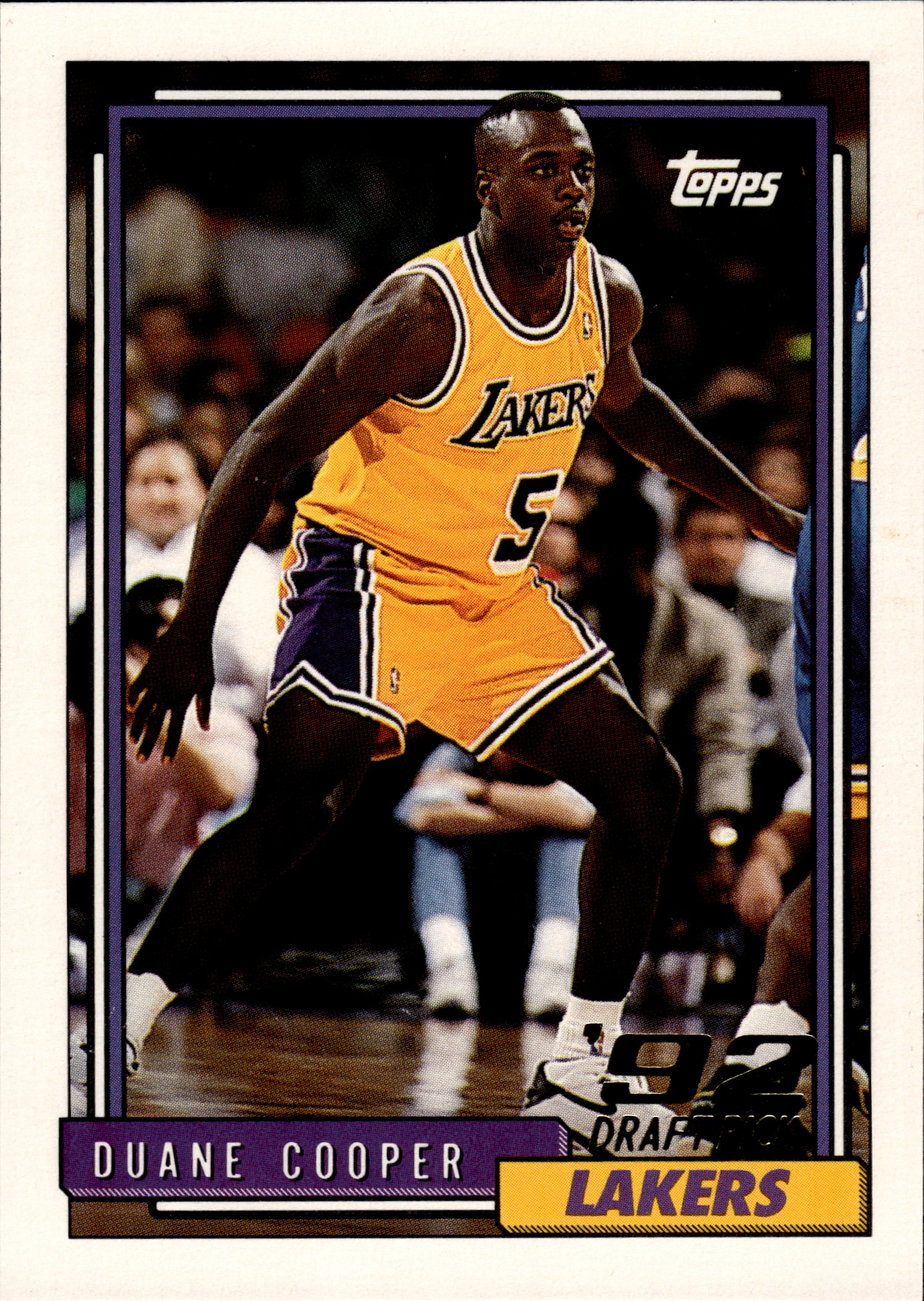 Duane Cooper - Topps Base Set 1992-93, Nr. 329 (Art.-Nr. SG108489)