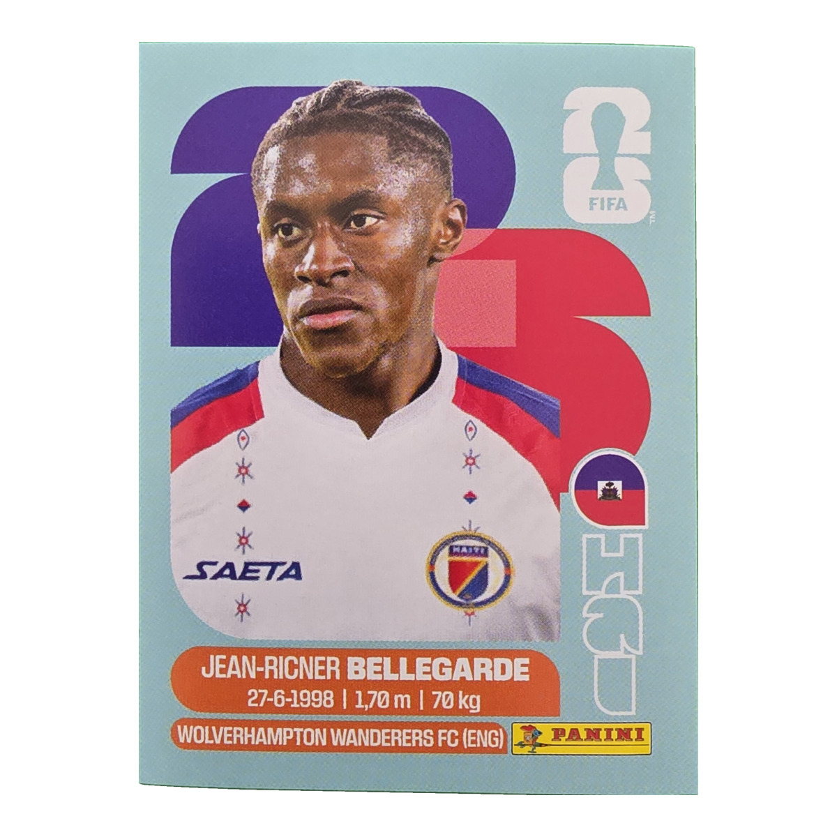 Jean-Ricner Bellegarde - Haiti, FIFA WM 2026, Nr. HAI12