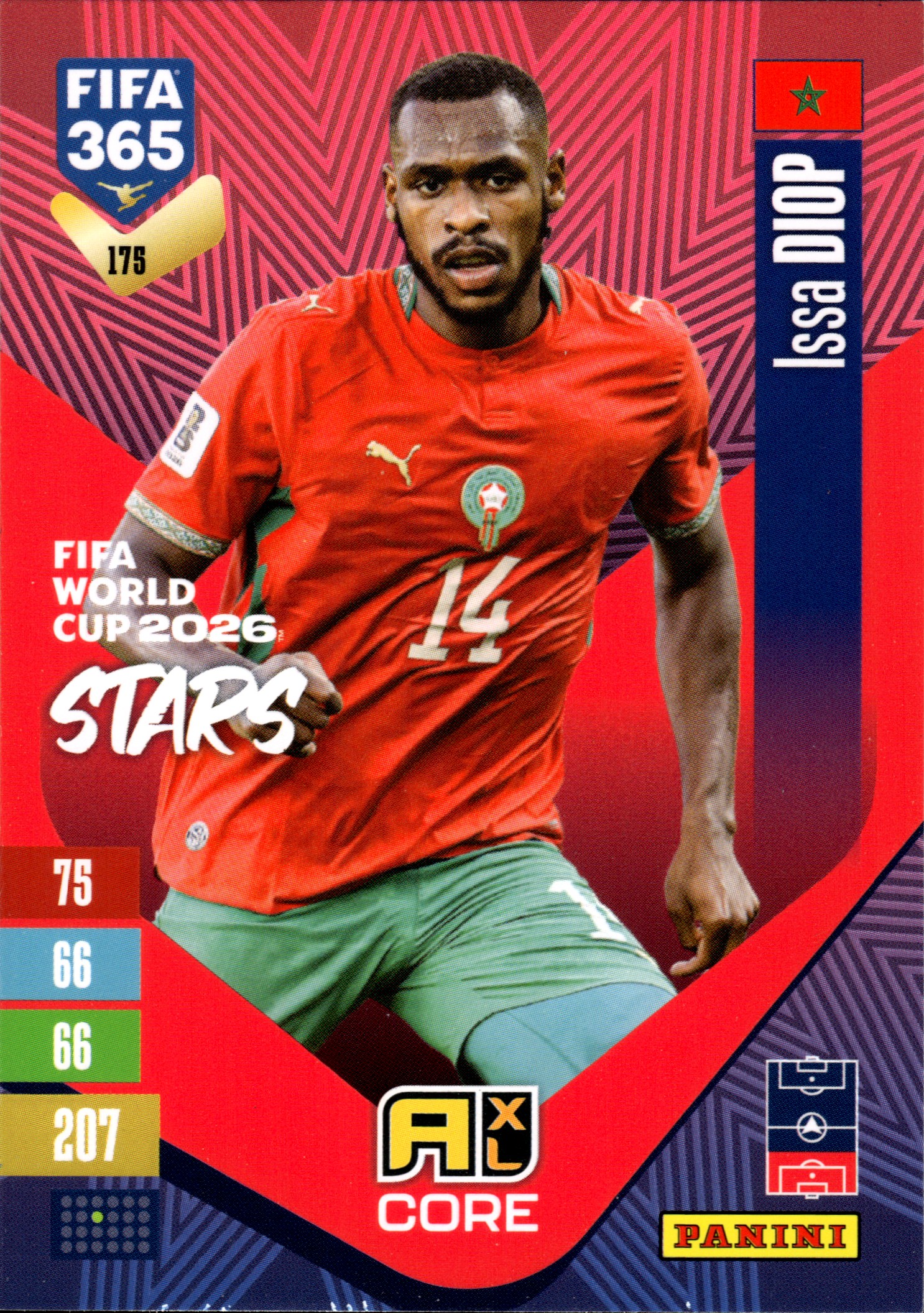 Issa Diop - Panini Adrenalyn XL FIFA 365 FIFA World Cup 2026 Stars 2026-27, Nr. 175 (Art.-Nr. SG110322)