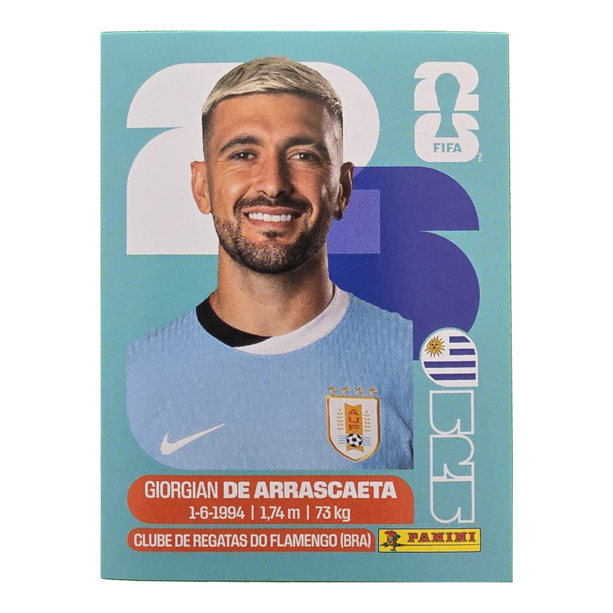 Giorgian De Arrascaeta - Uruguay, FIFA WM 2026, Nr. URU11
