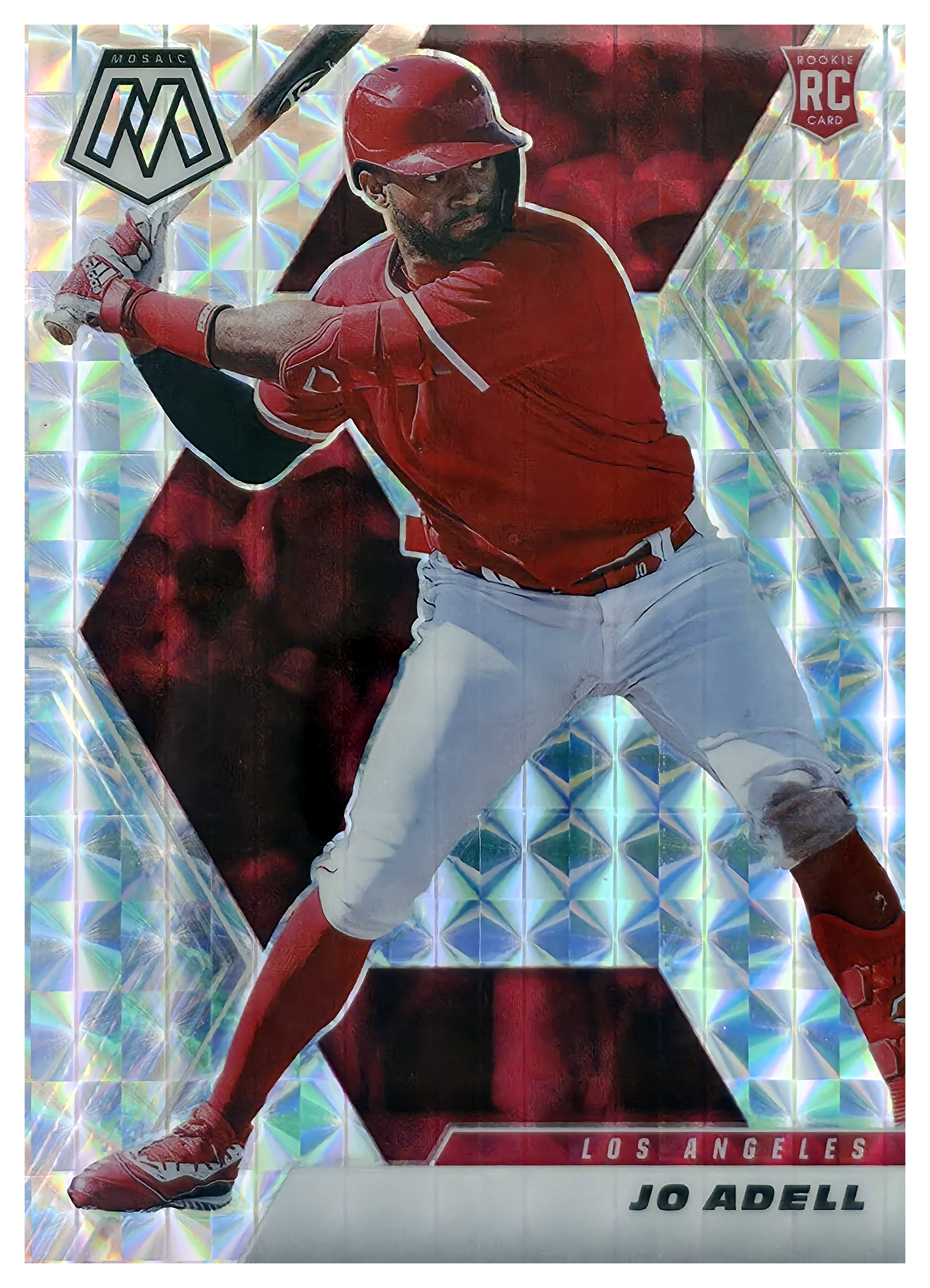 Jo Adell - Panini Mosaic Base Set 2021, Nr. 270 – Rookie Card, Silver Prizm (Art.-Nr. SG106209)