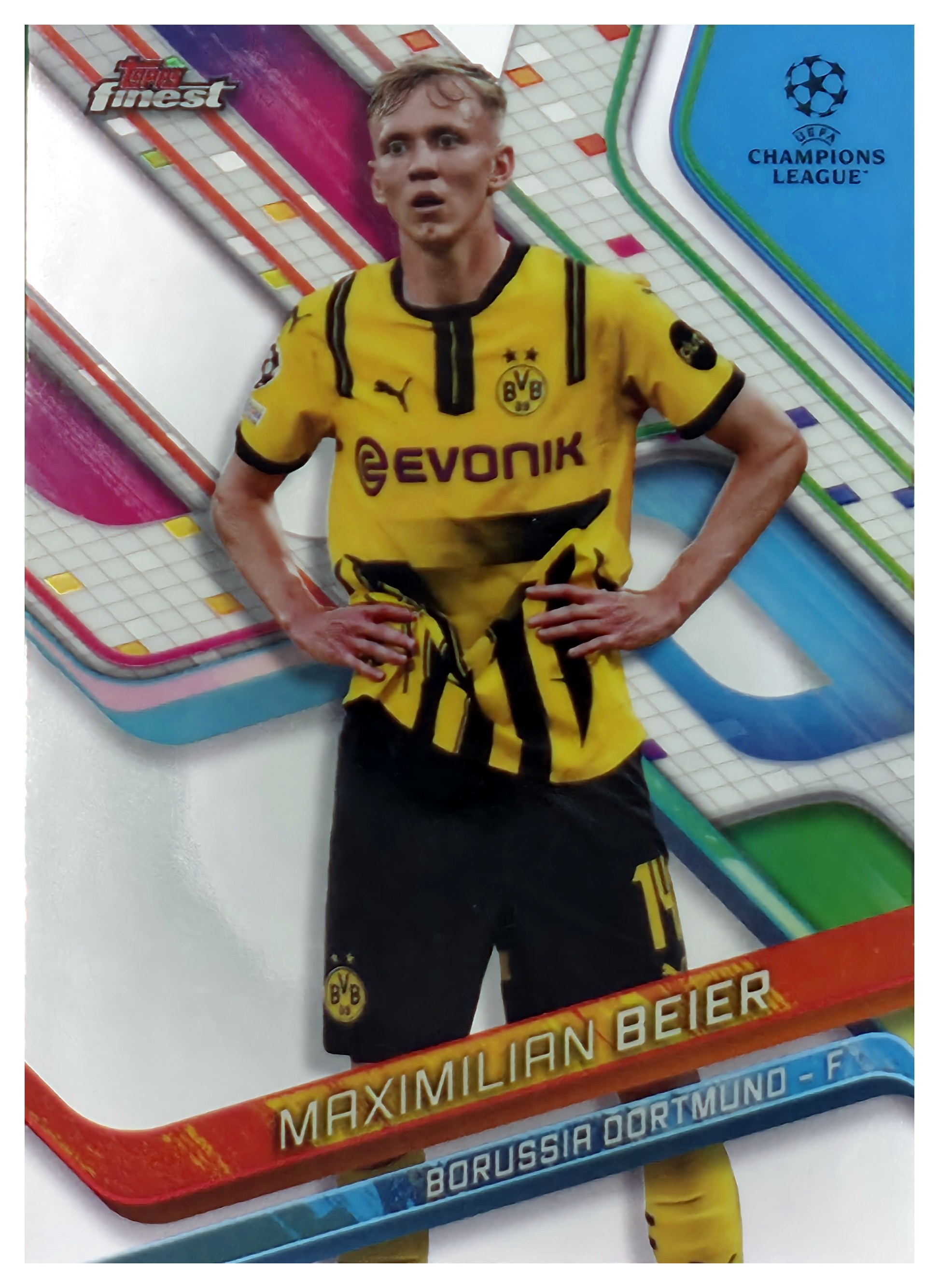Maximilian Beier - Topps Finest UEFA Club Competitions Base Set 2024-25, Nr. 101 (Art.-Nr. SG108162)