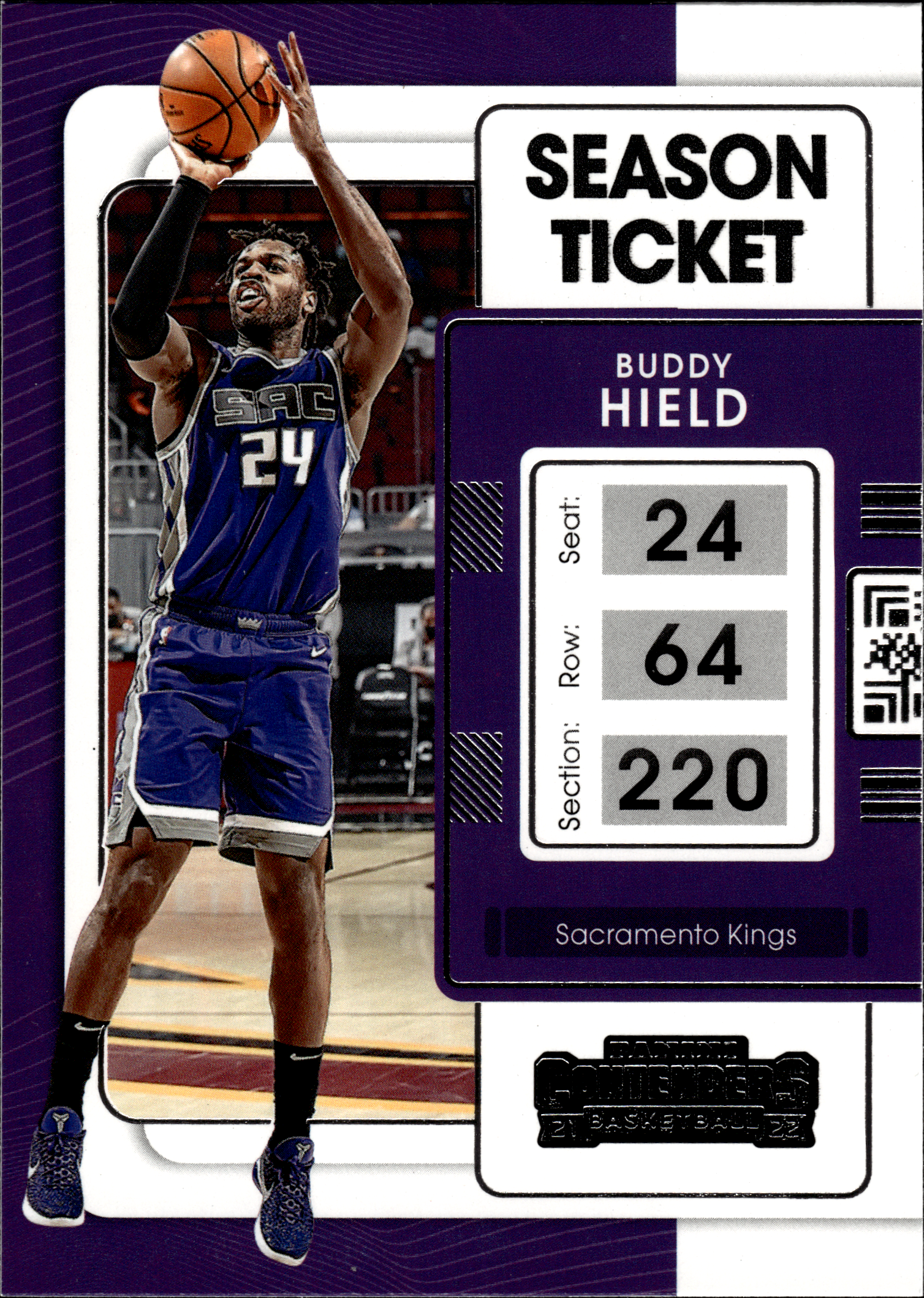 Buddy Hield - Panini Contenders Season Ticket 2021-22, Nr. 69 (Art.-Nr. SG103680)