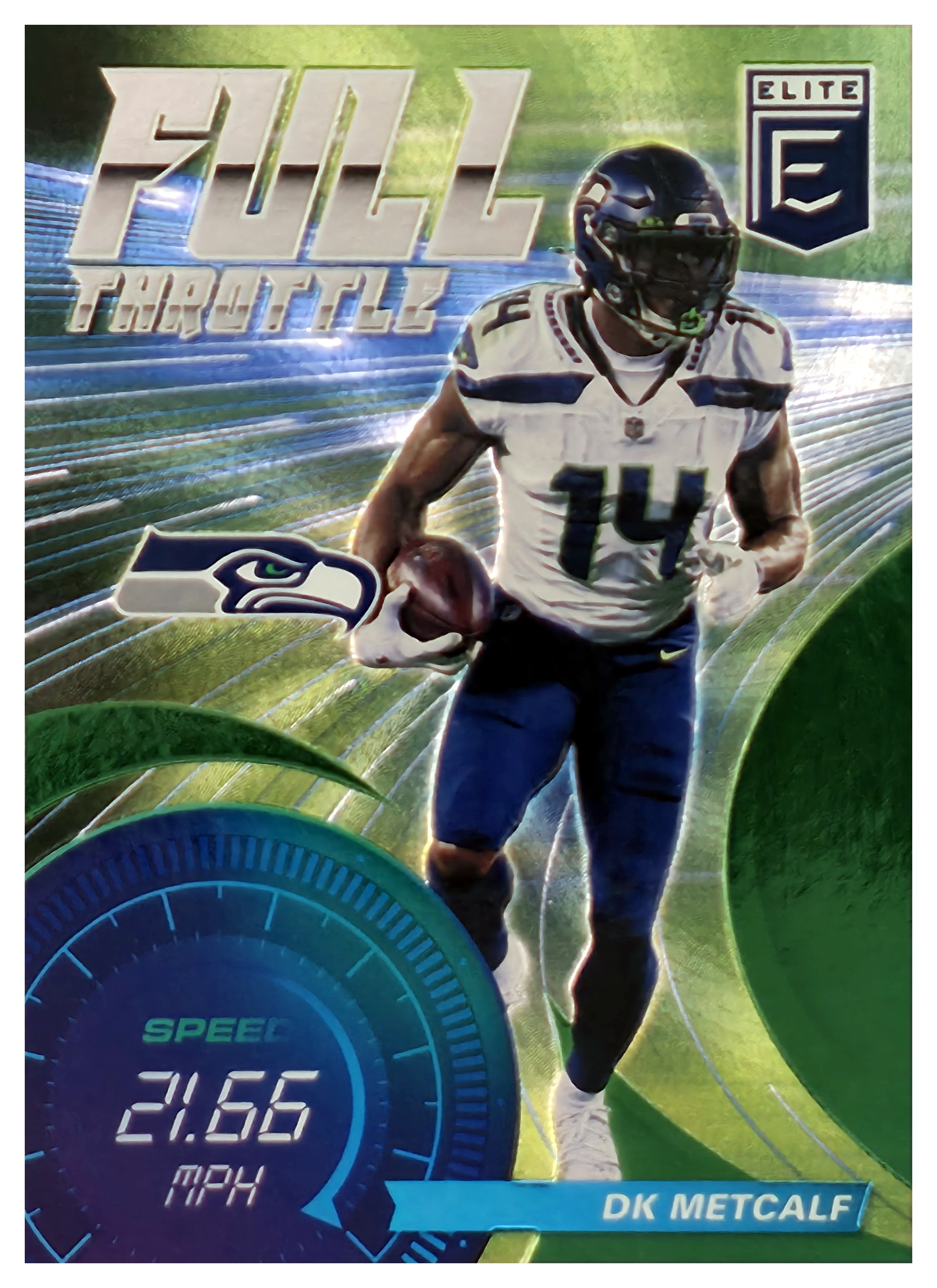 DK Metcalf - Panini Donruss Elite Full Throttle 2021, Nr. FT19 (Art.-Nr. SG108686)