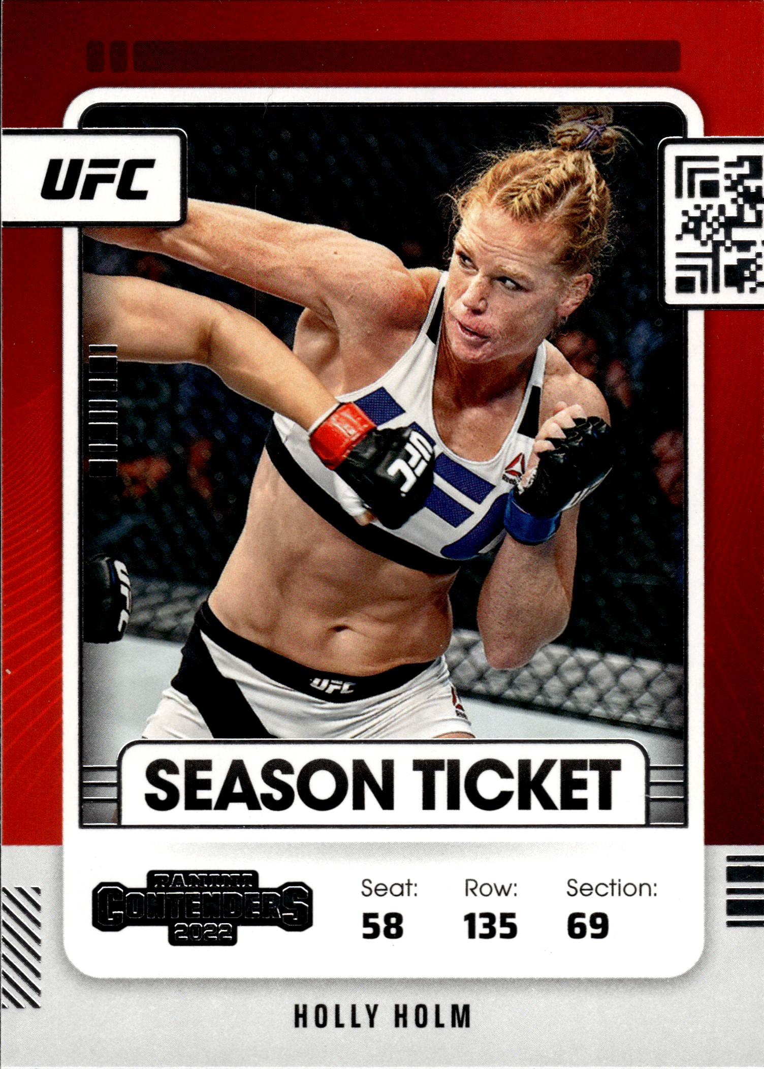 Holly Holm - Panini Chronicles UFC Contenders Season Ticket 2022, Nr. 107 (Art.-Nr. SG104061)