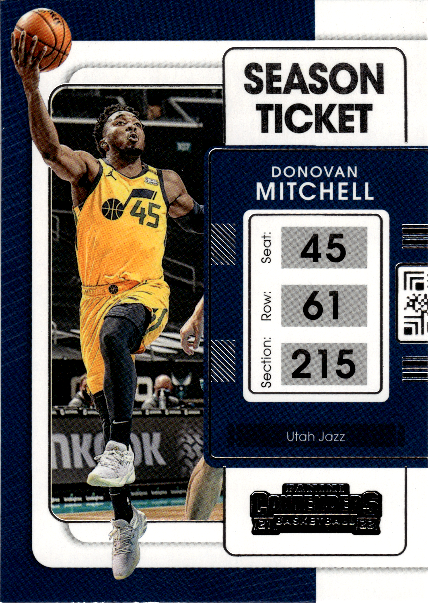 Donovan Mitchell - Panini Contenders Season Ticket 2021-22, Nr. 41 (Art.-Nr. SG103535)