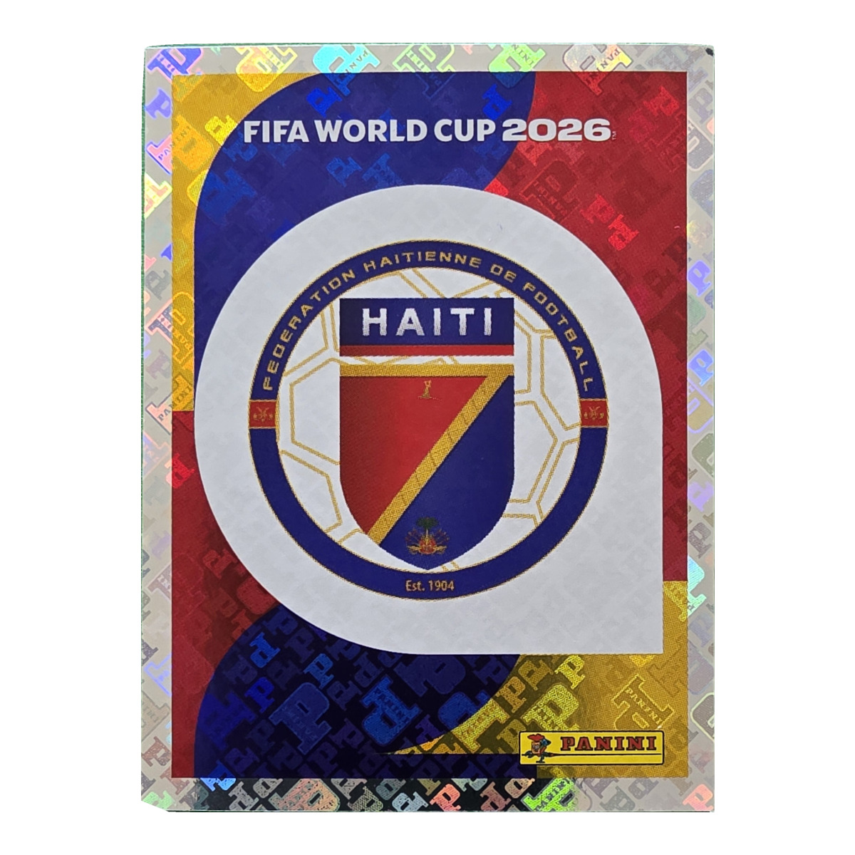 Emblem - Haiti, FIFA WM 2026, Nr. HAI1 – Glitzer-Optik