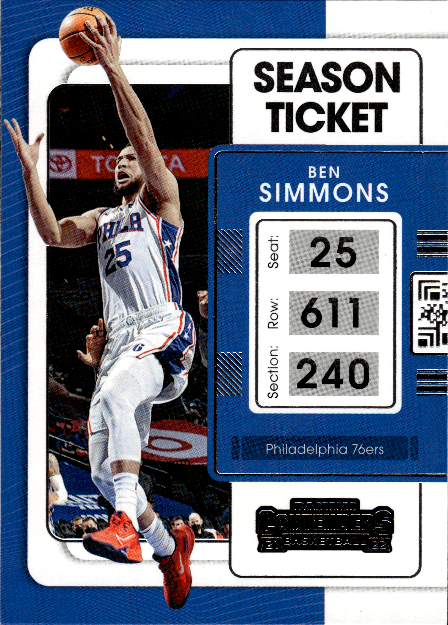 Ben Simmons - Panini Contenders Season Ticket 2021-22, Nr. 77 (Art.-Nr. SG103628)