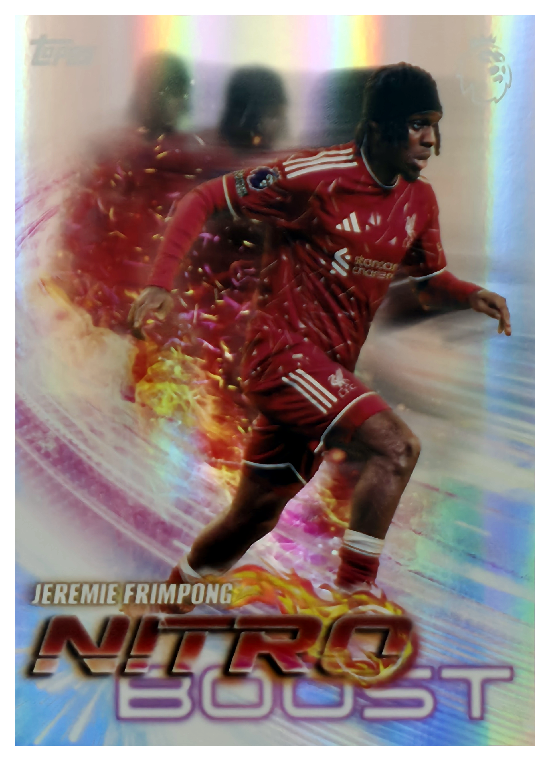 Jeremie Frimpong - Topps Flagship Premier League Nitro Boost 2026-27, Nr. NB 13 – Insert (Art.-Nr. SG105149)