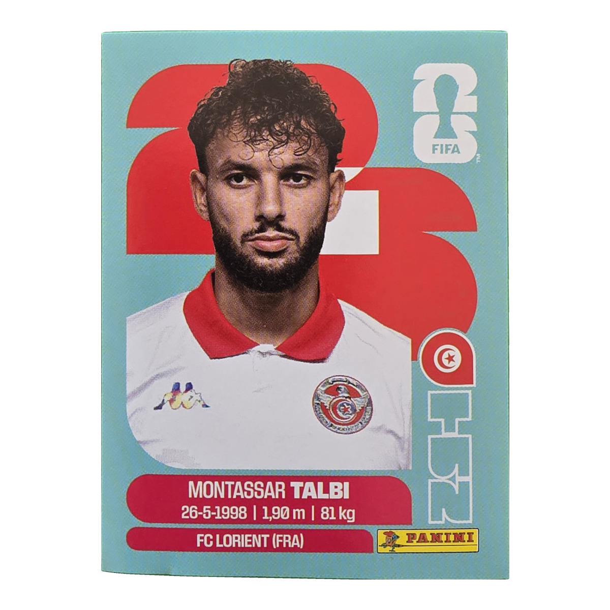 Montassar Talbi - Tunesien, FIFA WM 2026, Nr. TUN5
