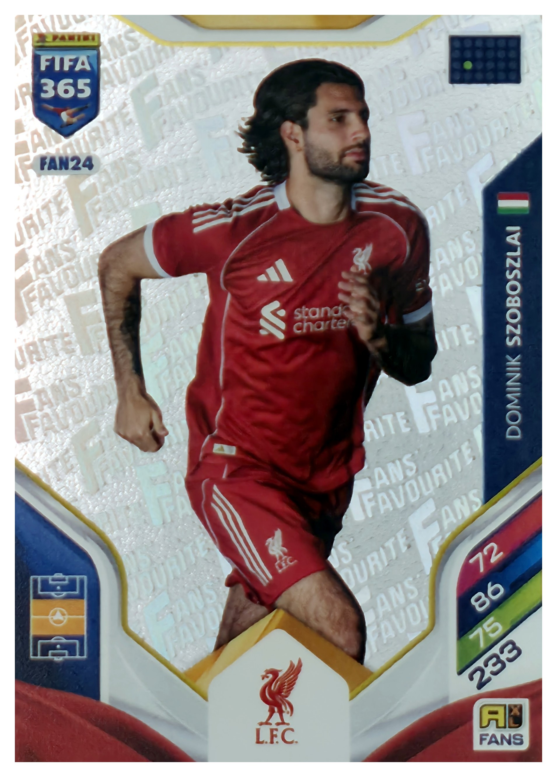 Dominik Szoboszlai - Panini Adrenalyn XL FIFA 365 Fans' Favourite 2026, Nr. FAN24 – Insert (Art.-Nr. SG108228)