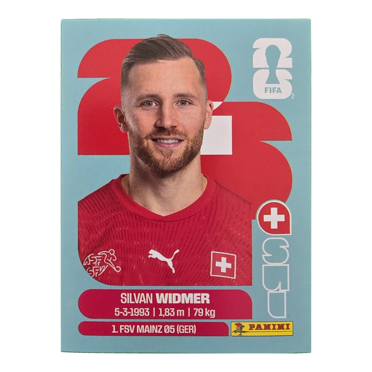 Silvan Widmer - Schweiz, FIFA WM 2026, Nr. SUI8
