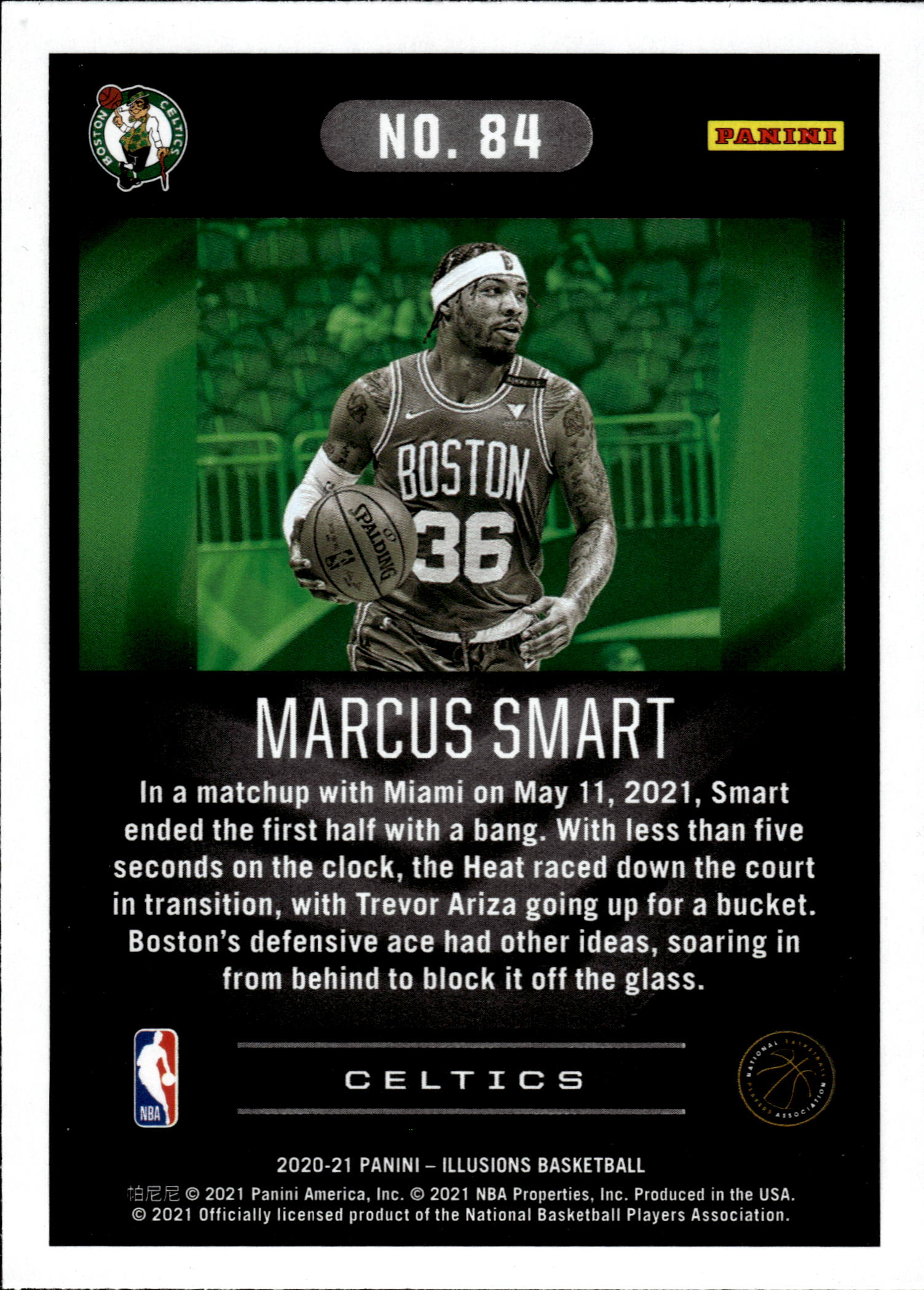 Marcus Smart - Panini Illusions Base Set 2020-21, Nr. 84