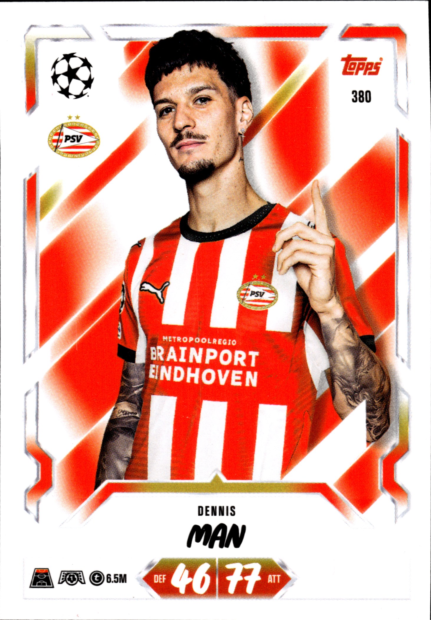 Dennis Man - Topps Match Attax UEFA Club Competitions Base Set 2026-27, Nr. 380 (Art.-Nr. SG107066)