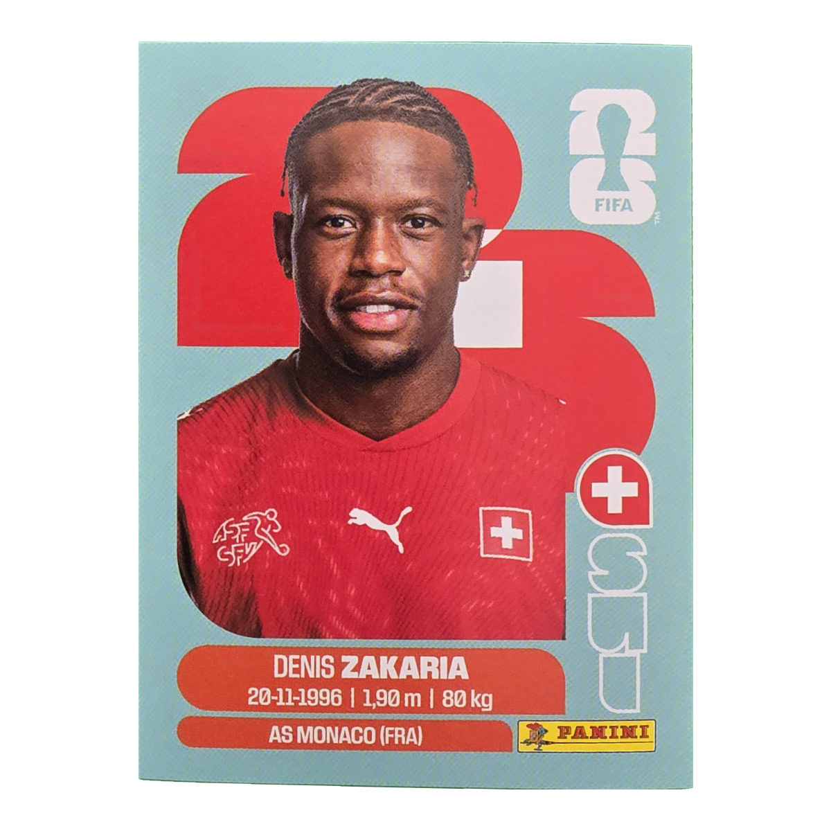 Denis Zakaria - Schweiz, FIFA WM 2026, Nr. SUI10