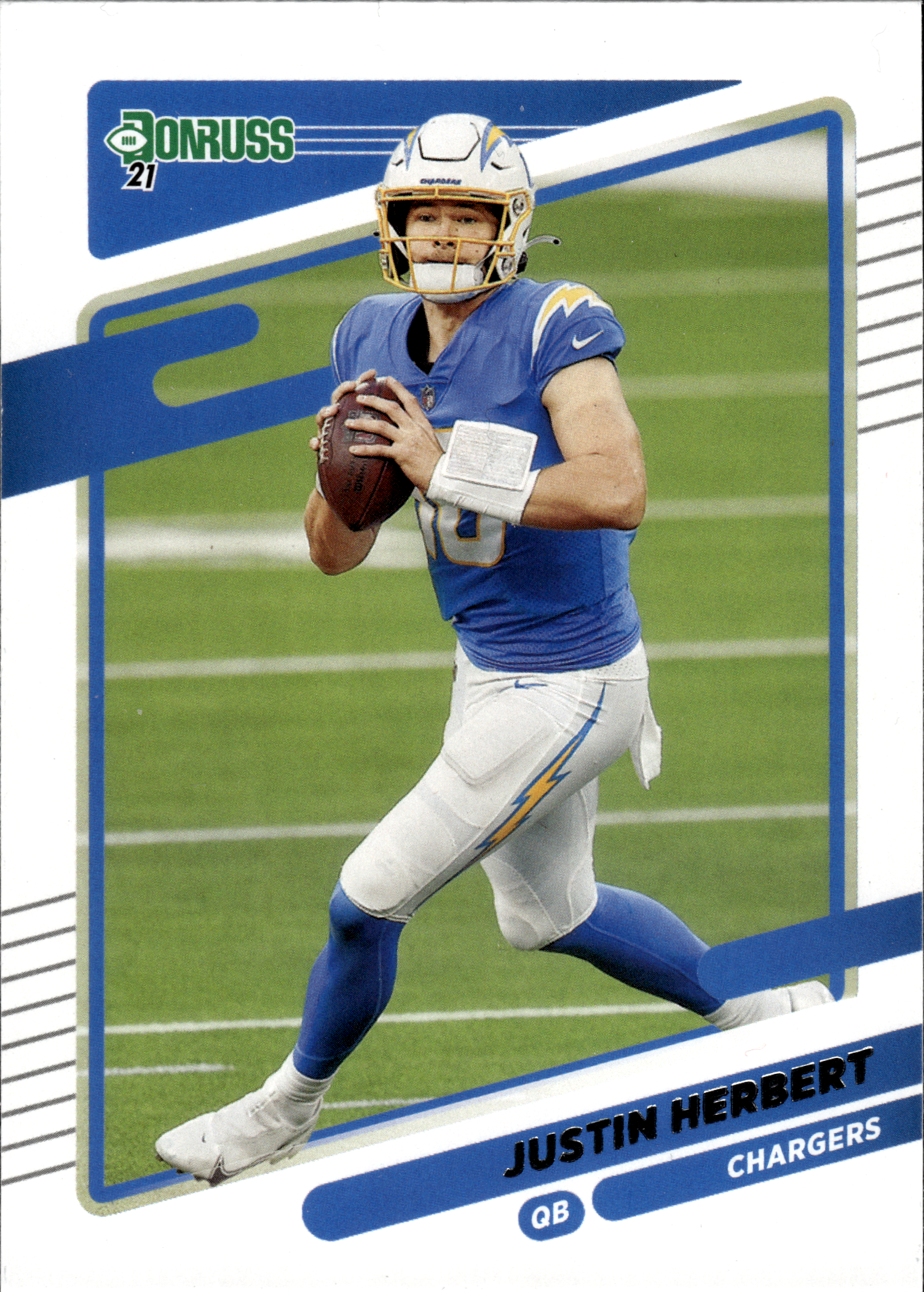 Justin Herbert - Panini Donruss Base Set 2021, Nr. 70 (Art.-Nr. SG103962)