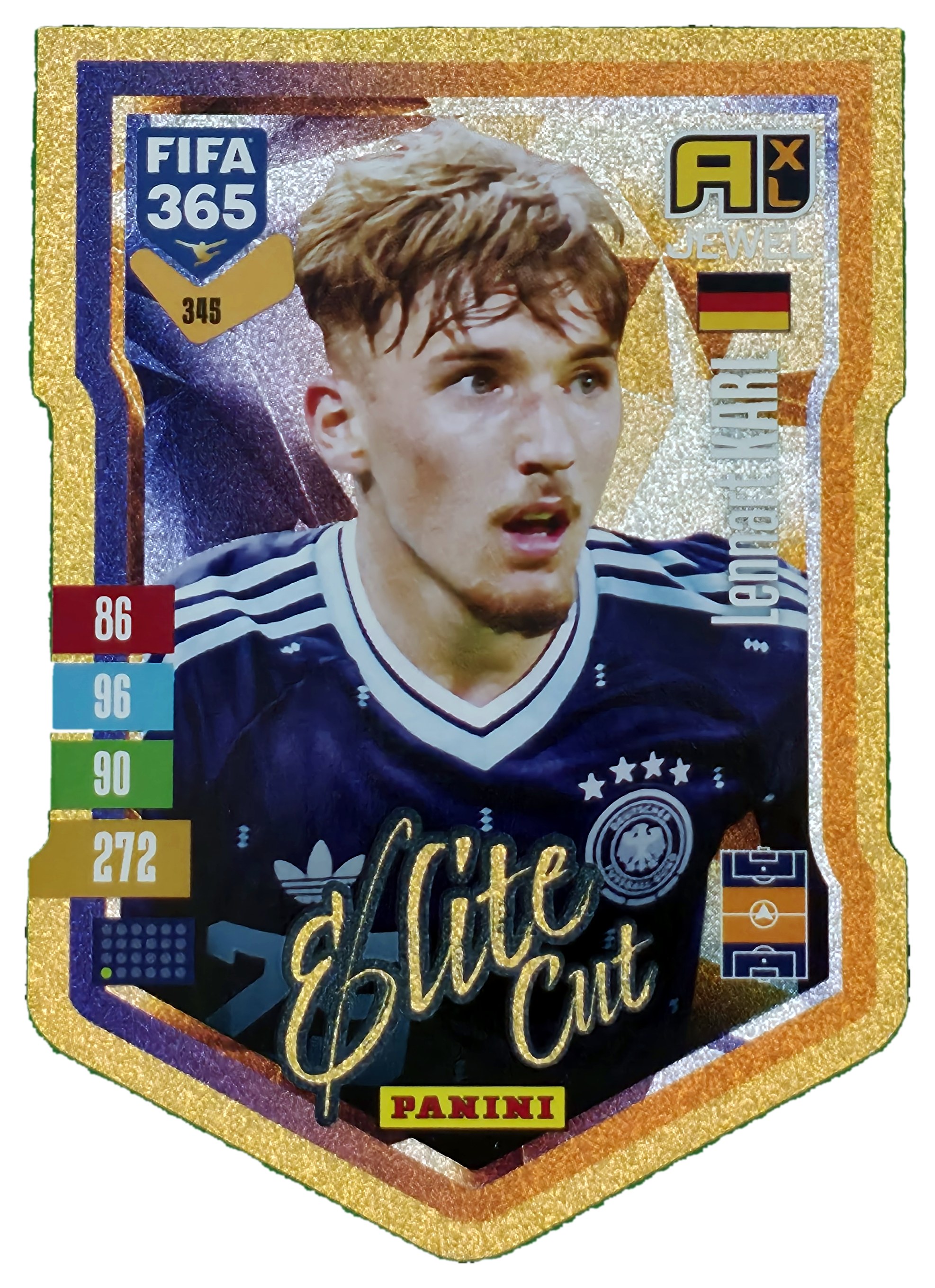 Lennart Karl - Panini Adrenalyn XL FIFA 365 Elite Cut 2026-27, Nr. 345 – Insert (Art.-Nr. SG110424)