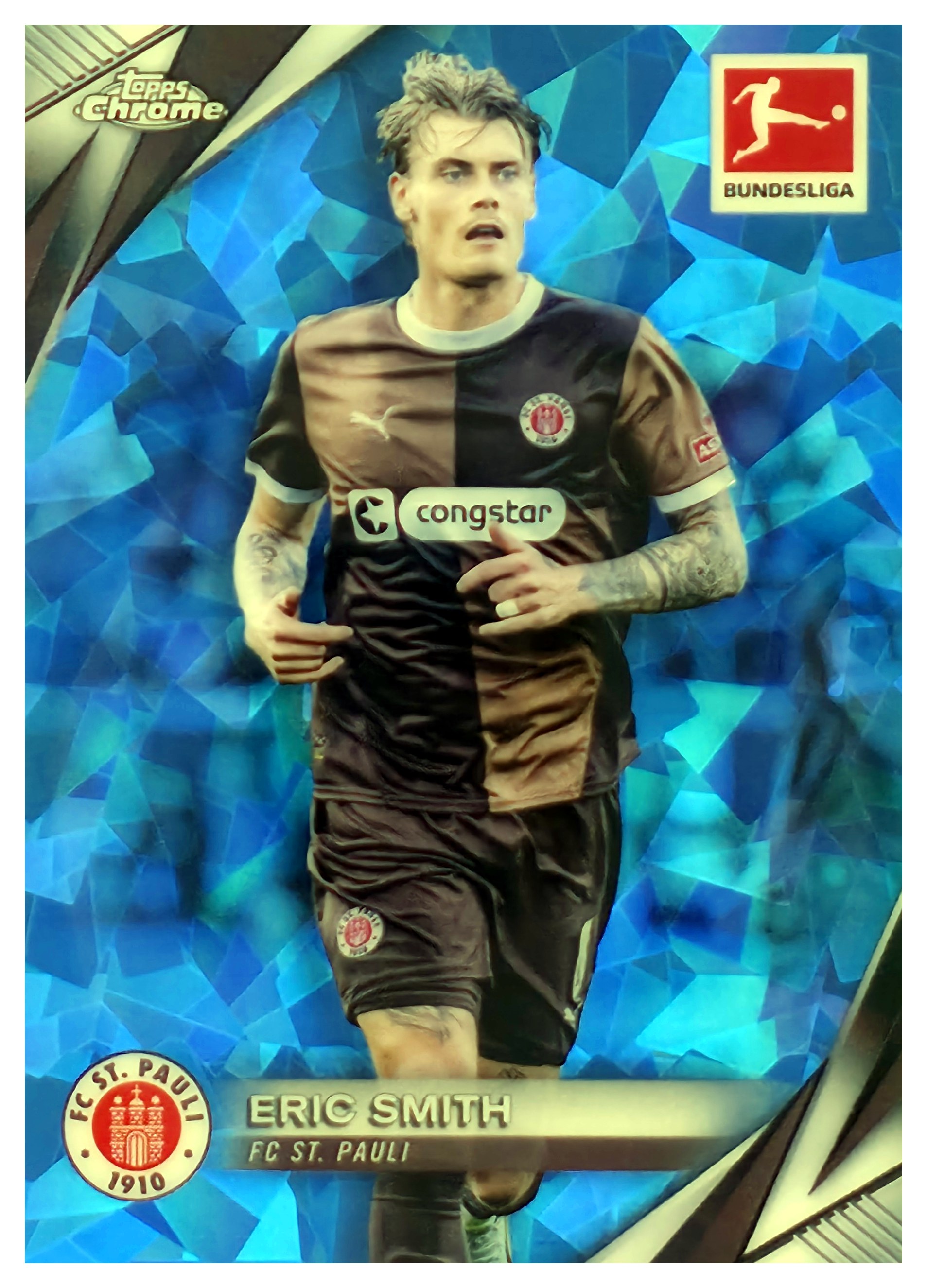 Eric Smith - Topps Chrome Sapphire Bundesliga Base Set 2024-25, Nr. 85 (Art.-Nr. SG108039)