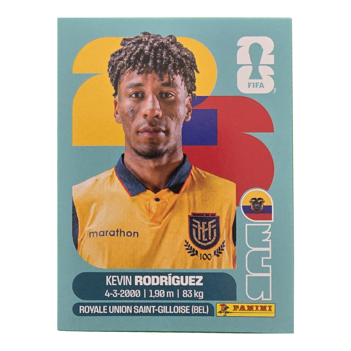 Kevin Rodriguez - Ecuador, FIFA WM 2026, Nr. ECU19