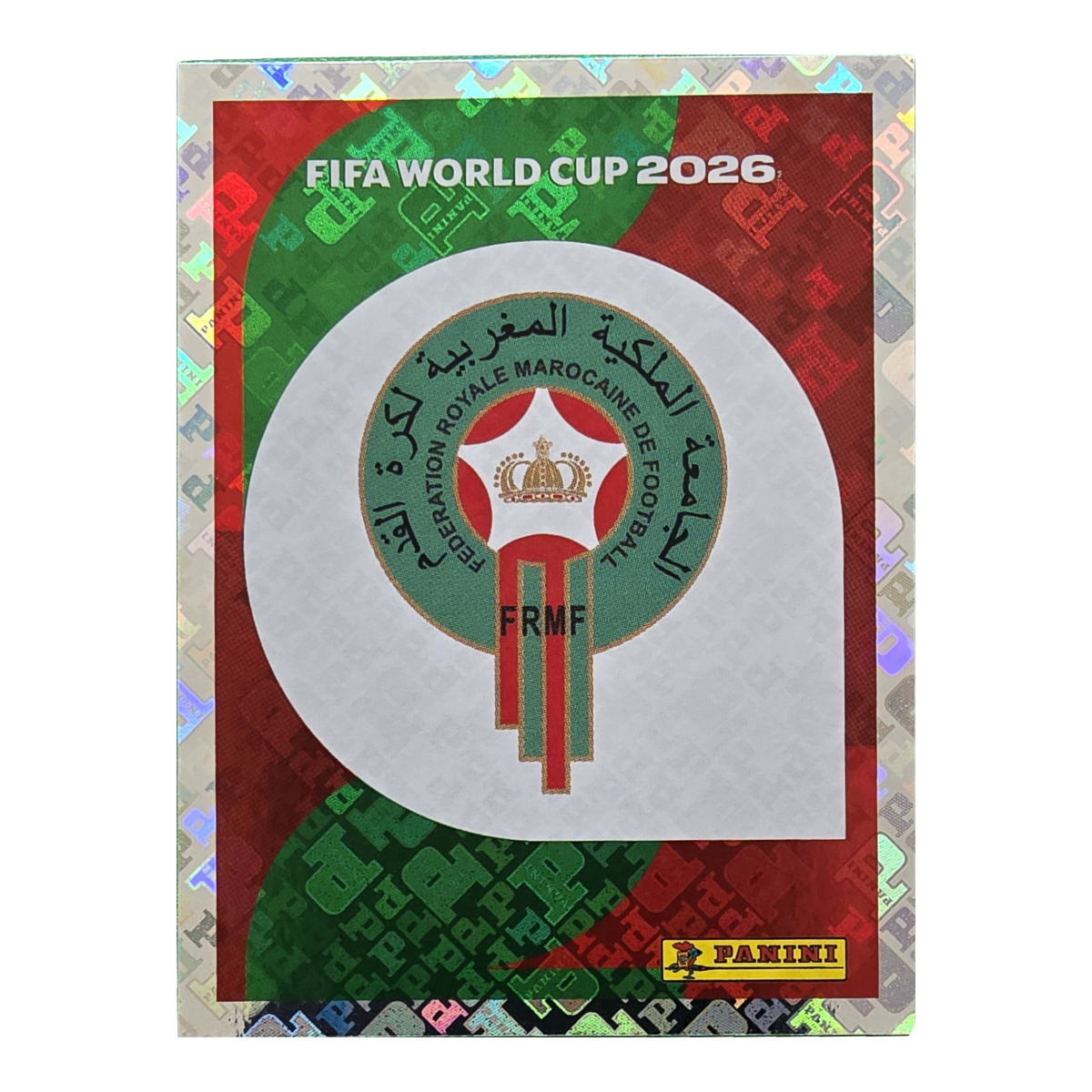 Emblem - Marokko, FIFA WM 2026, Nr. MAR1 – Glitzer-Optik