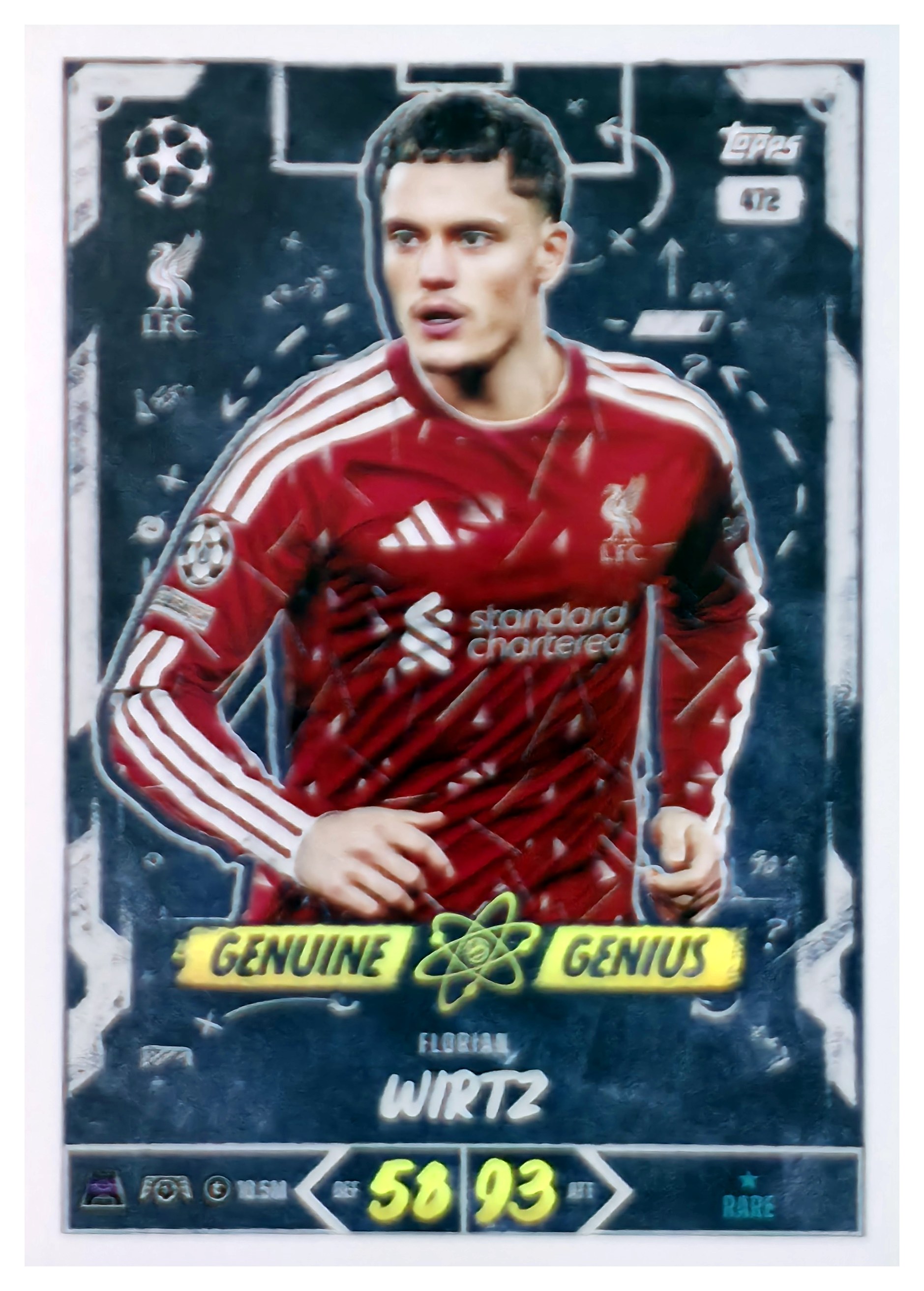 Florian Wirtz - Topps Match Attax UEFA Club Competitions Genuine Genius 2026-27, Nr. 472 (Art.-Nr. SG107653)