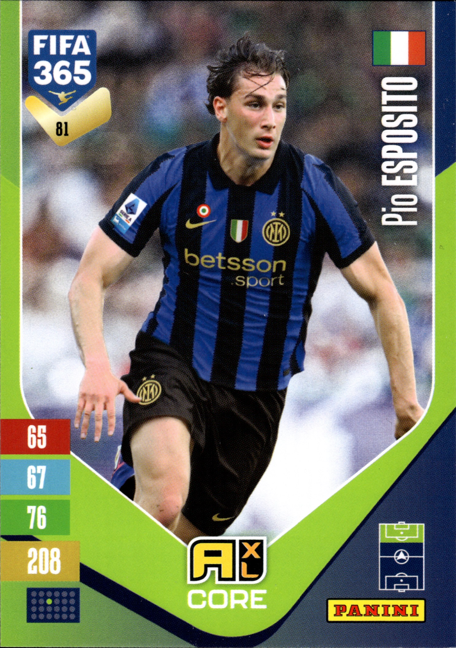Pio Esposito - Panini Adrenalyn XL FIFA 365 Base Set 2026-27, Nr. 81 (Art.-Nr. SG110209)