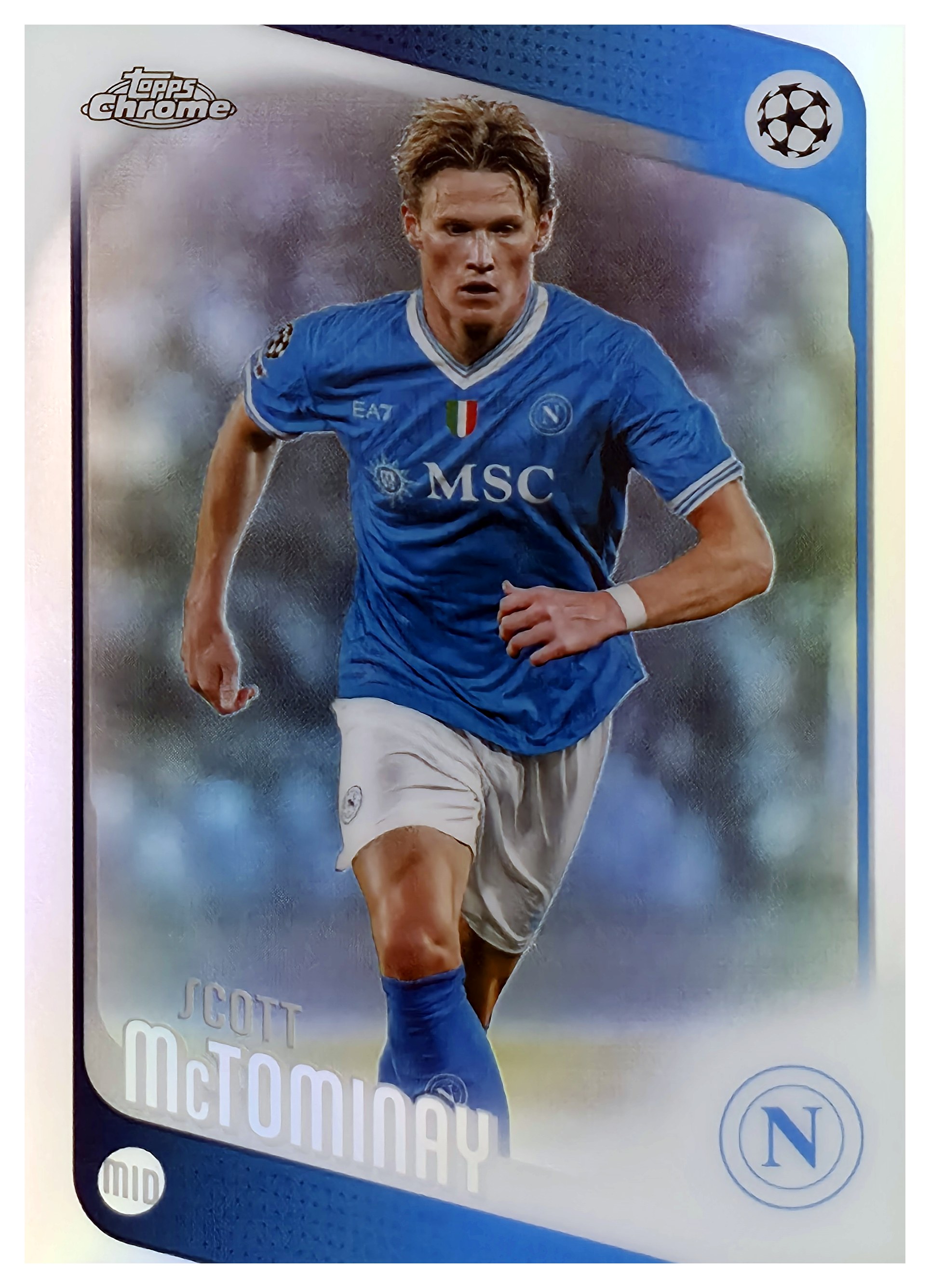 Scott McTominay - Topps Chrome UEFA Club Competitions Base Set 2025-26, Nr. 41 – Refractor (Art.-Nr. SG108115)