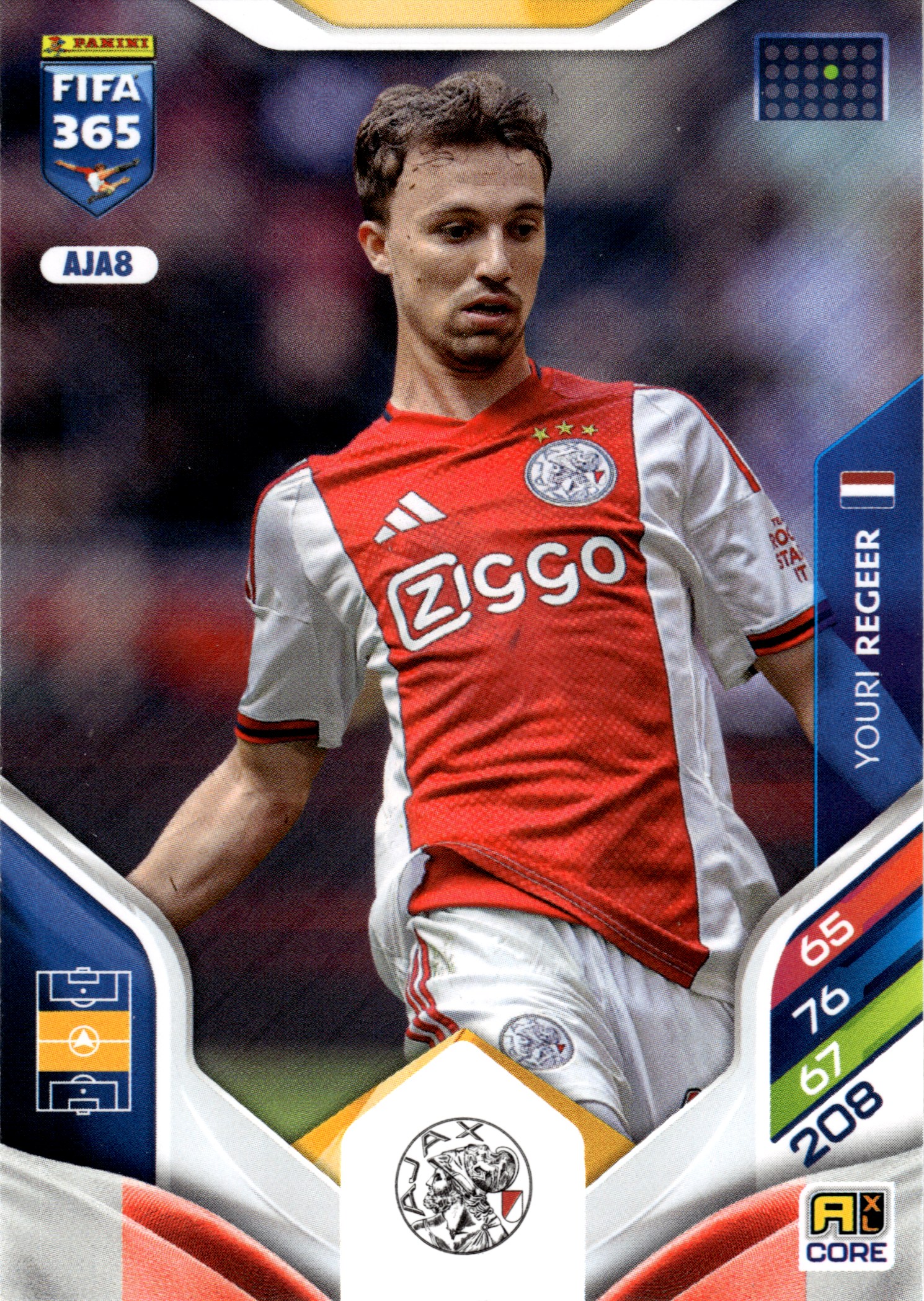 Youri Regeer - Panini Adrenalyn XL FIFA 365 Base Set 2026, Nr. AJA8 (Art.-Nr. SG107816)
