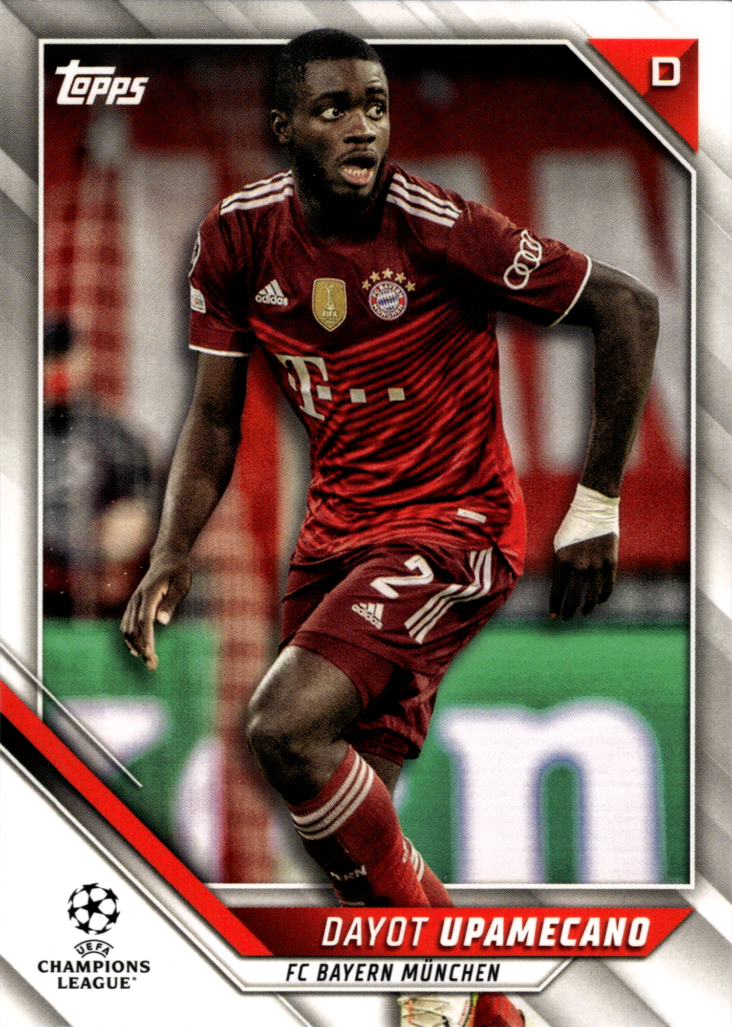 Dayot Upamecano - Topps UEFA Champions League Base Set 2021-22, Nr. 172 (Art.-Nr. SG103041)