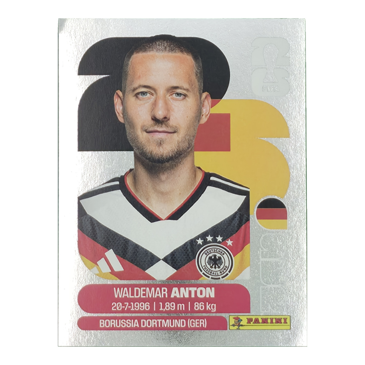 Waldemar Anton - Deutschland, FIFA WM 2026, Nr. GER-S7 – Silber-Edition
