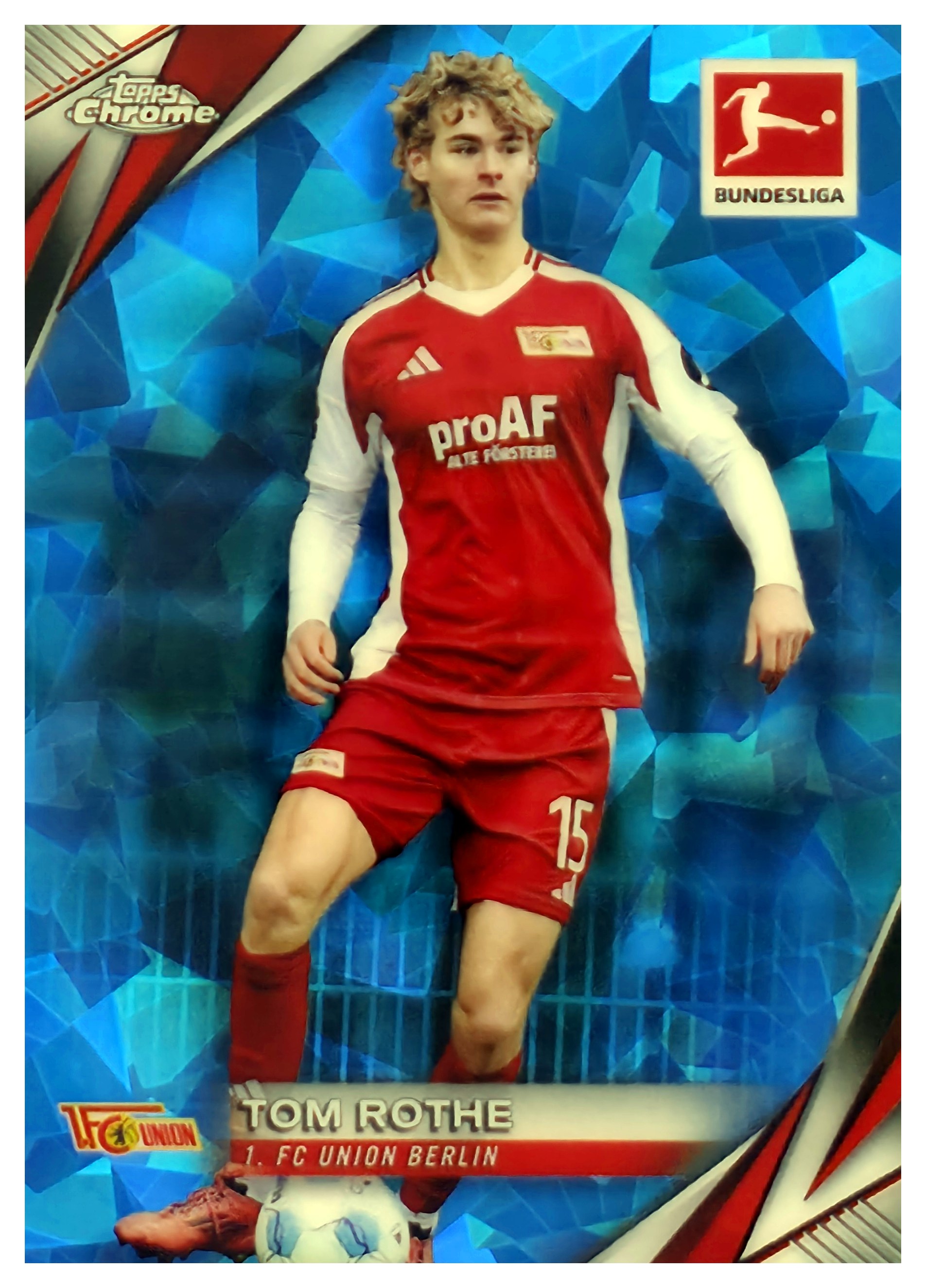Tom Rothe - Topps Chrome Sapphire Bundesliga Base Set 2024-25, Nr. 8 (Art.-Nr. SG108043)