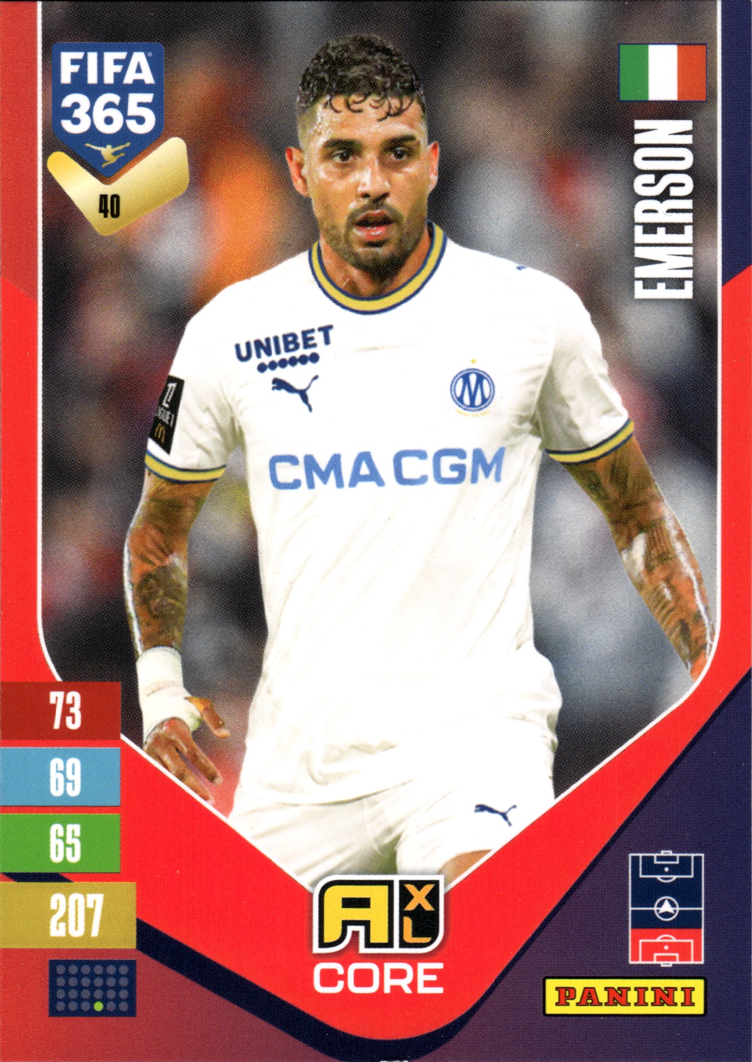 Emerson - Panini Adrenalyn XL FIFA 365 Base Set 2026-27, Nr. 40 (Art.-Nr. SG110078)