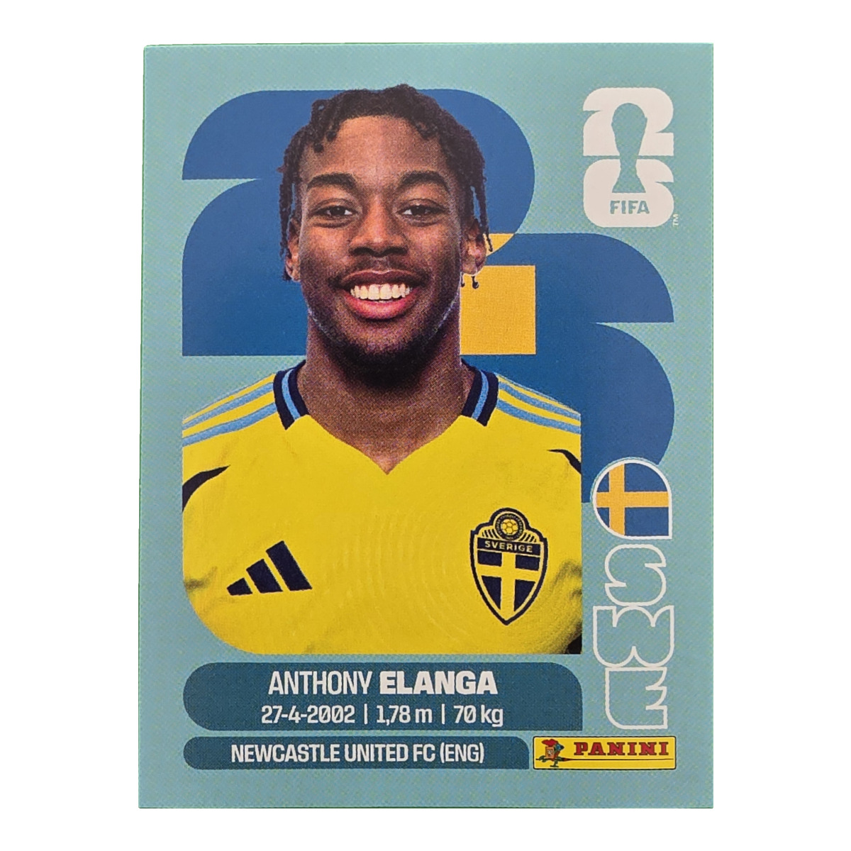 Anthony Elanga - Schweden, FIFA WM 2026, Nr. SWE18