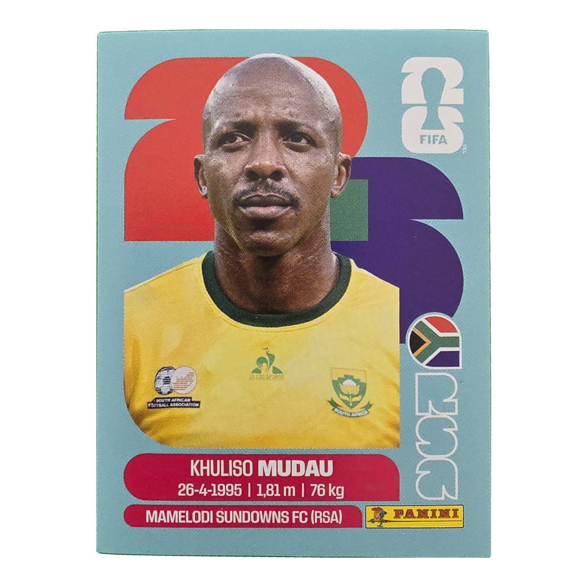 Khuliso Mudau - Republik Südafrika, FIFA WM 2026, Nr. RSA9