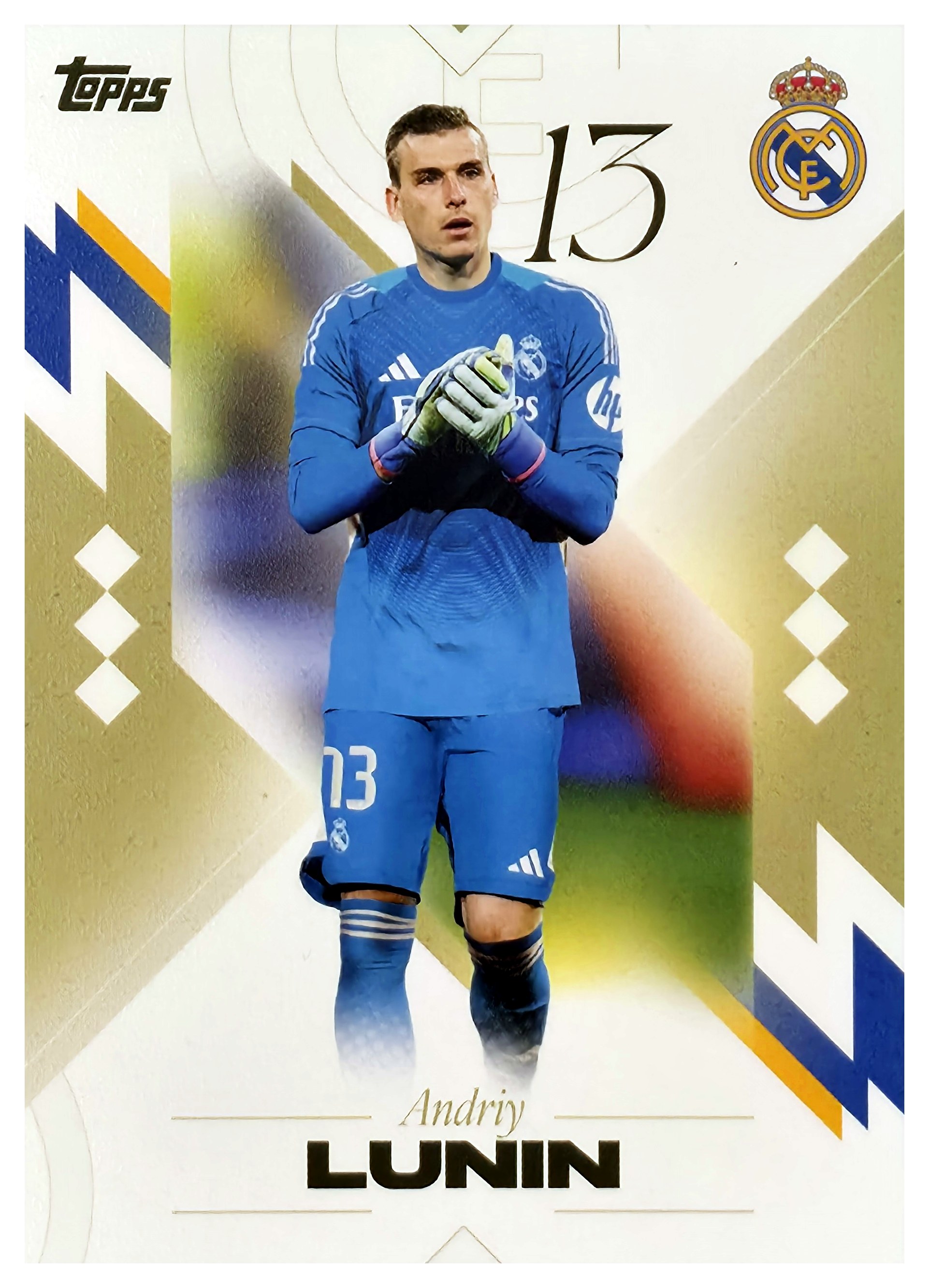 Andriy Lunin - Topps Real Madrid Team Set First Team 2025-26, Nr. 2 (Art.-Nr. SG109559)