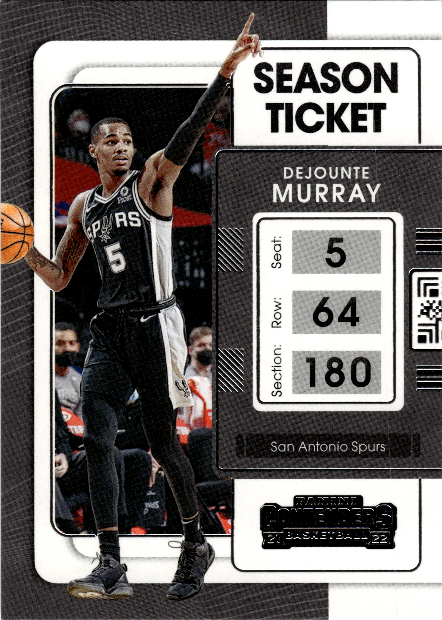 Dejounte Murray - Panini Contenders Season Ticket 2021-22, Nr. 89 (Art.-Nr. SG103521)
