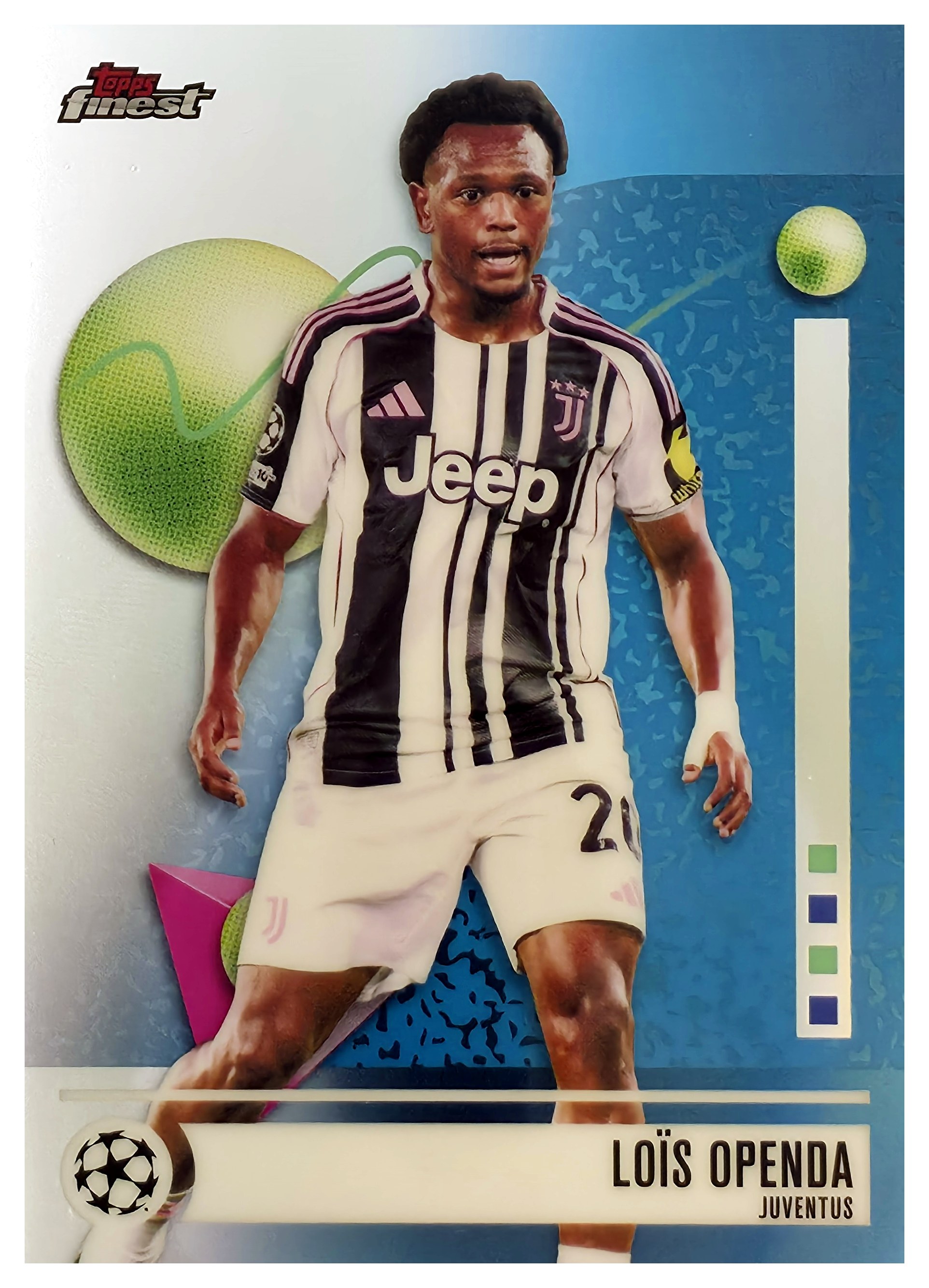Loïs Openda - Topps Finest UEFA Club Competitions Base Set 2025-26, Nr. 163 (Art.-Nr. SG109352)