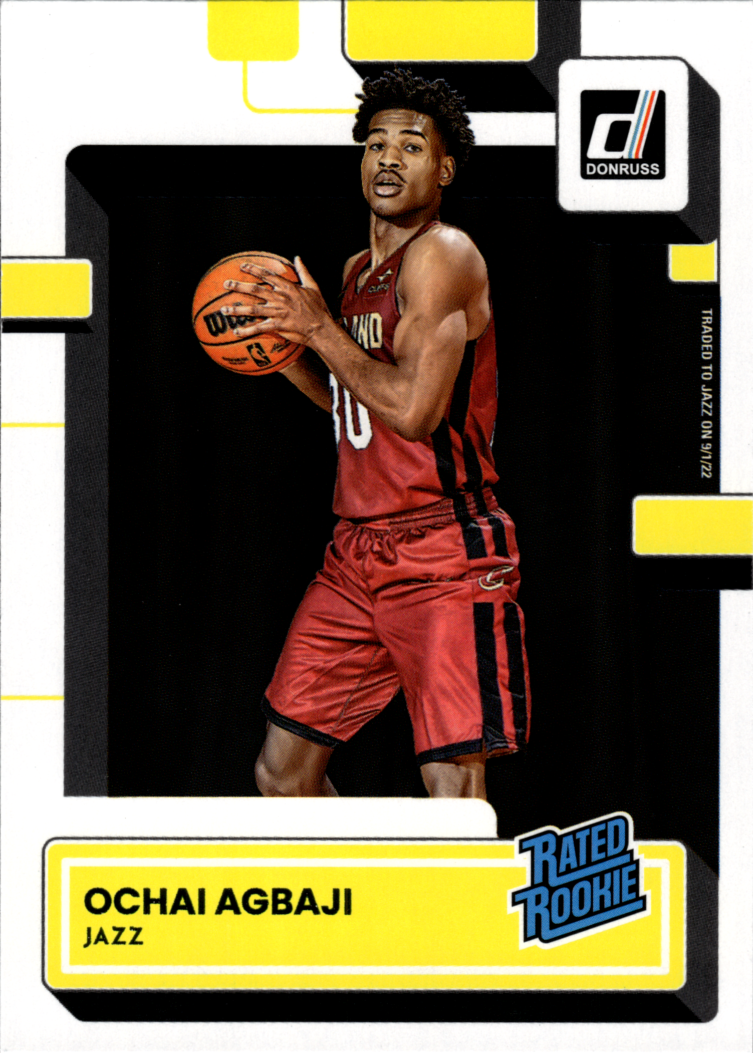 Ochai Agbaji - Panini Donruss Rated Rookie 2022-23, Nr. 214 – Rookie Card (Art.-Nr. SG103321)